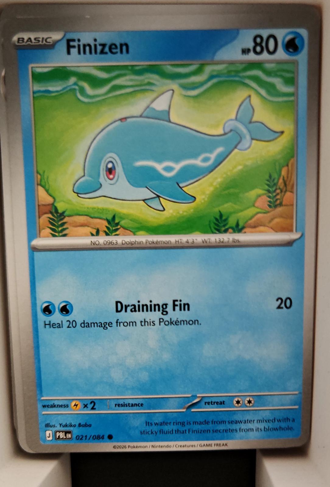 Finizen - 021/084 - - PITCH BLACK - Pokemon - Common | AA16-43
