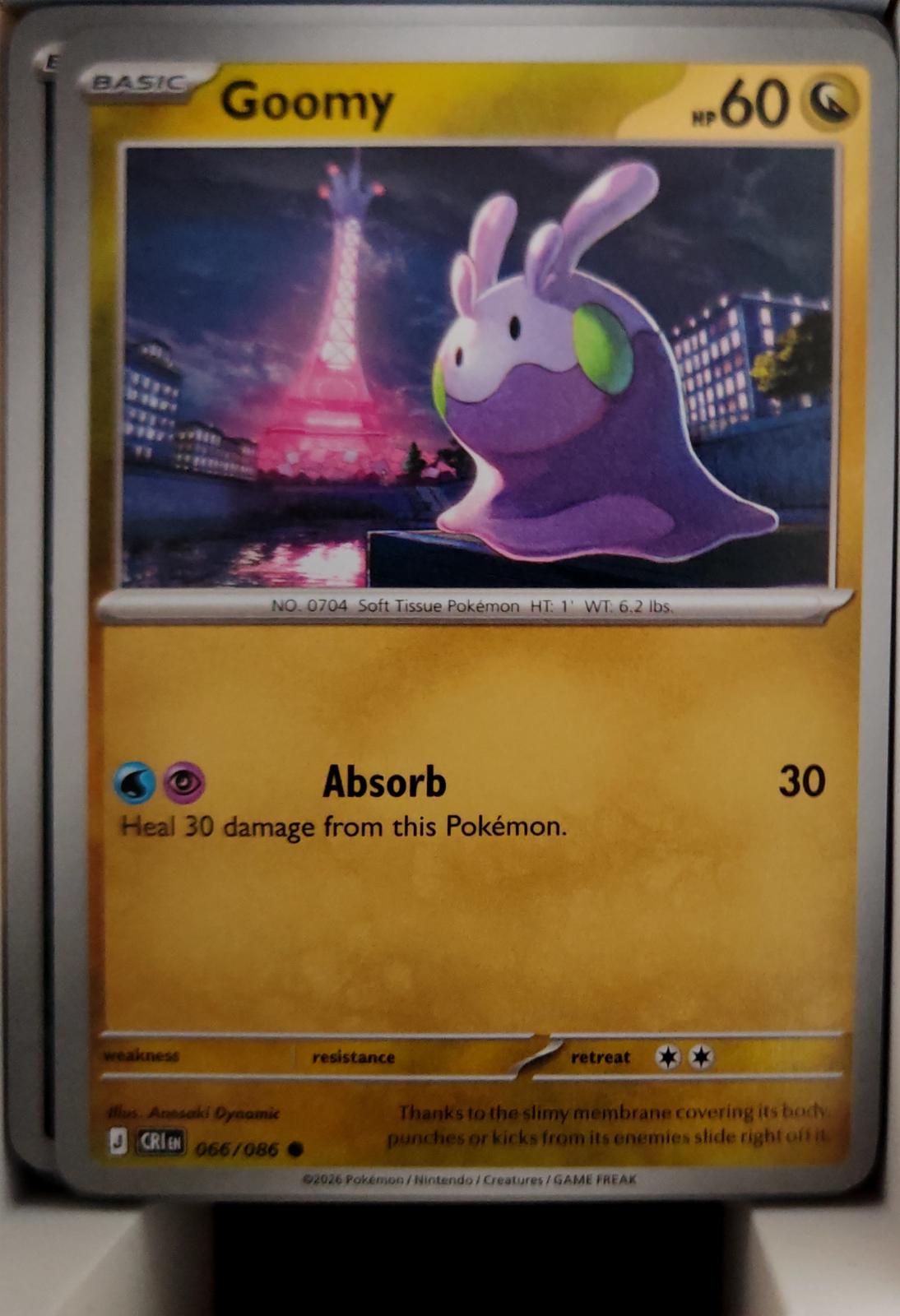 Goomy - 066/086 - - CHAOS RISING - Pokemon - Common | AA45-84