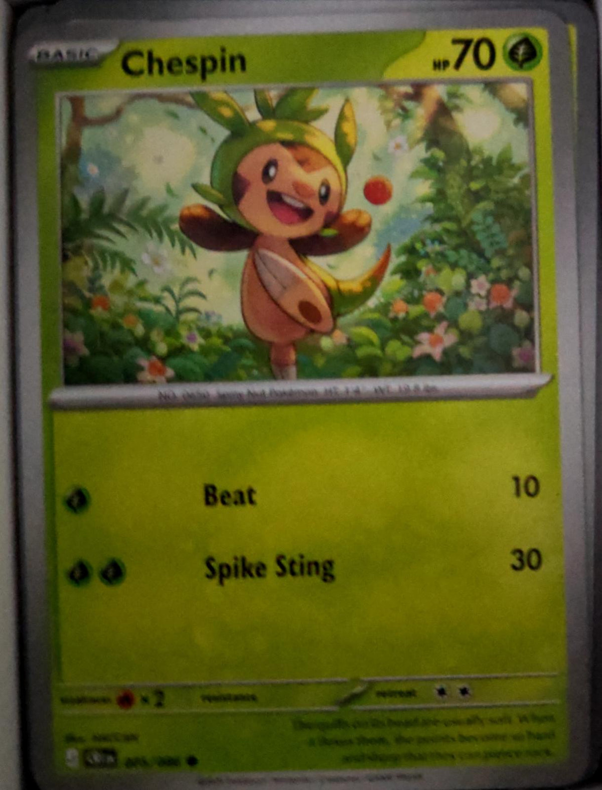 Chespin - 005/086 - - CHAOS RISING - Pokemon - Common | AA53-50