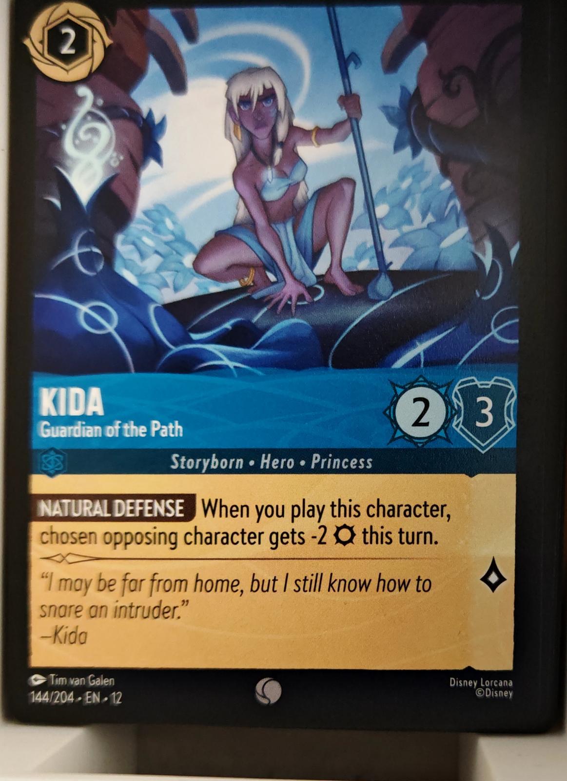 Kida - Guardian of the Path - 144/204 - - WILDS UNKNOWN - Lorcana - | LAA01-91
