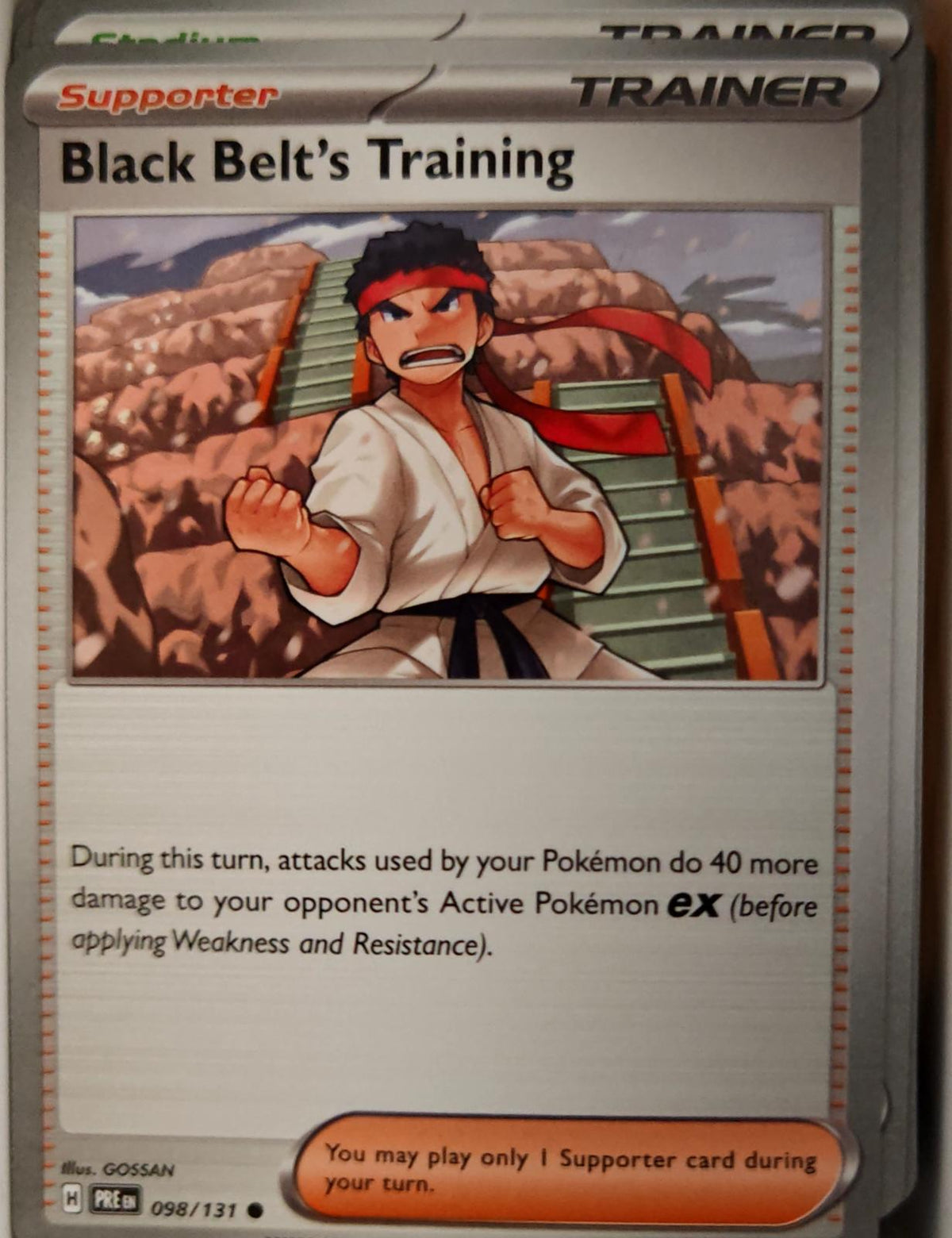Black Belt's Training - 098/131 - - PRISMATIC EVOLUTIONS - Pokemon - | AA27-54