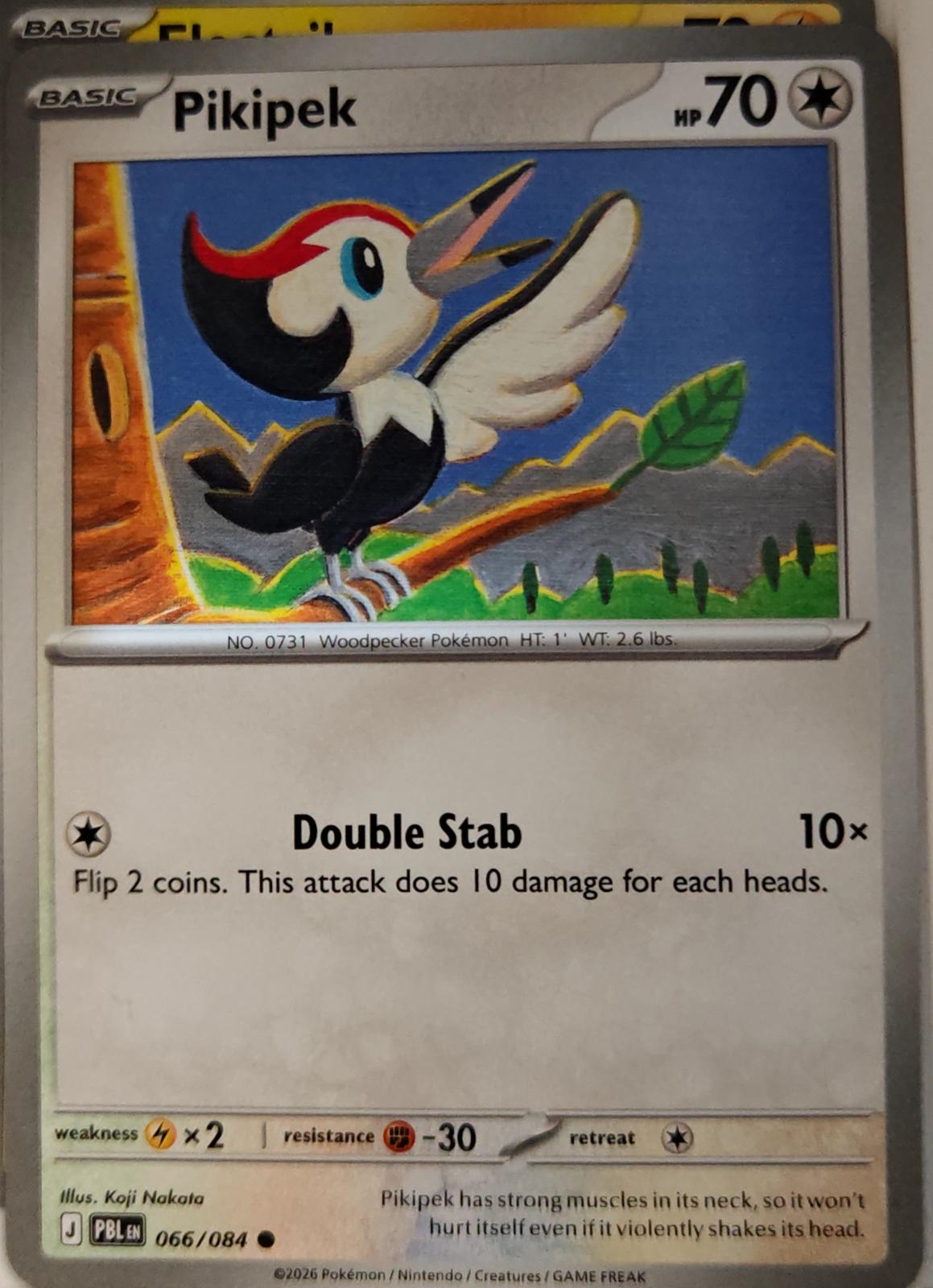 Pikipek - 066/084 - - PITCH BLACK - Pokemon - Common | AA17-2