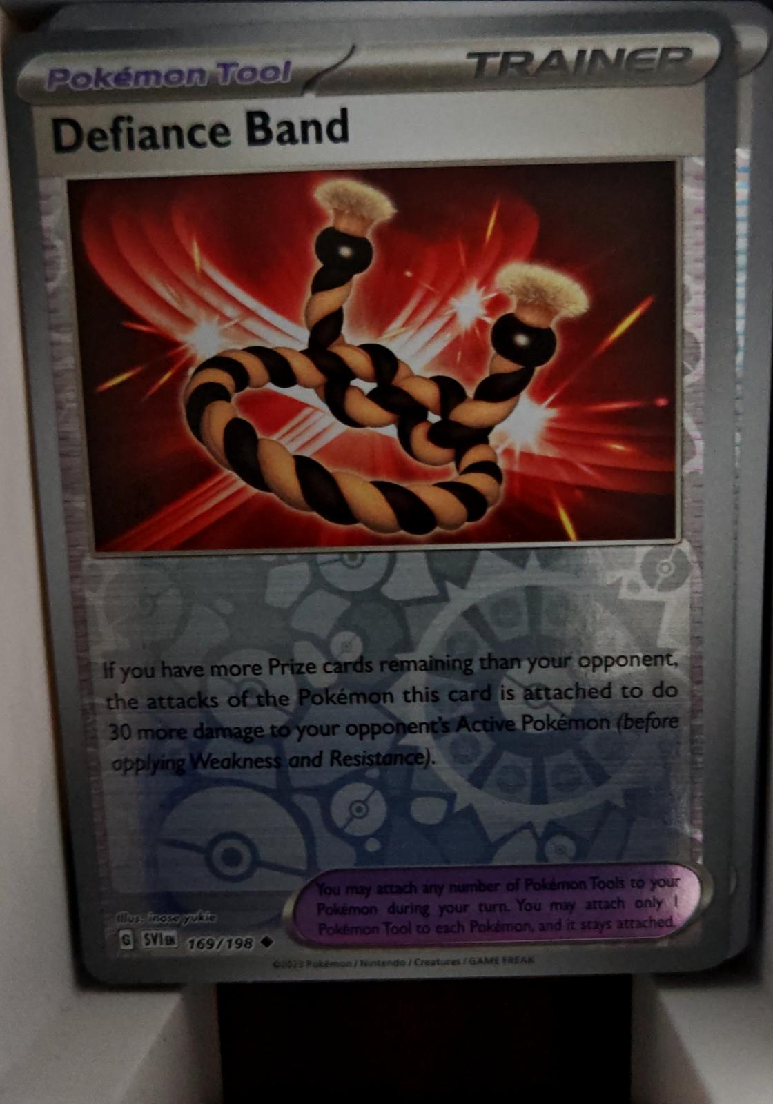 Defiance Band - 169/198 - Reverse Holo - SCARLET & VIOLET - Pokemon - | AA44-54