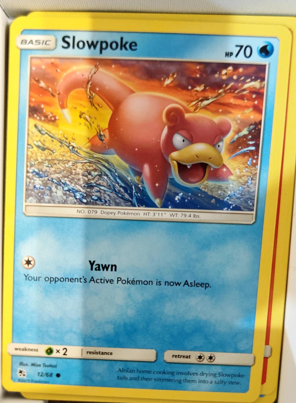 Slowpoke - 12/68 - - HIDDEN FATES - Pokemon - Common | AA68-18