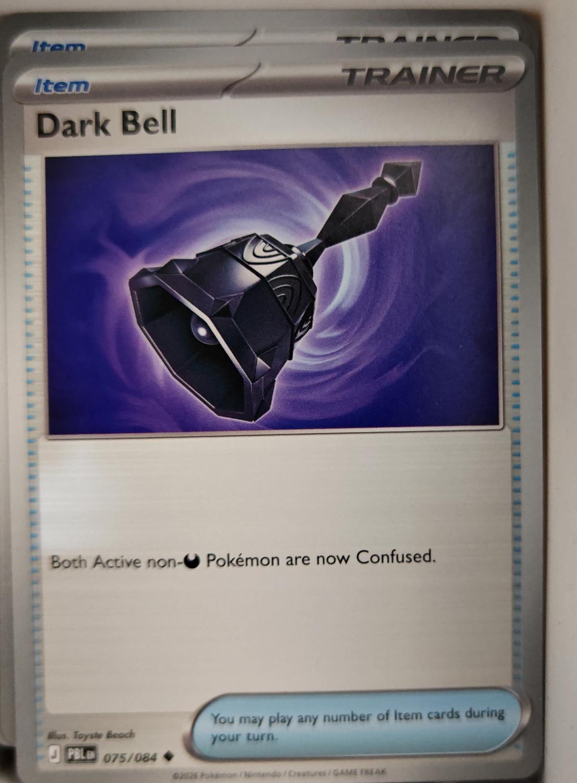 Dark Bell - 075/084 - - PITCH BLACK - Pokemon - Uncommon | AA15-66