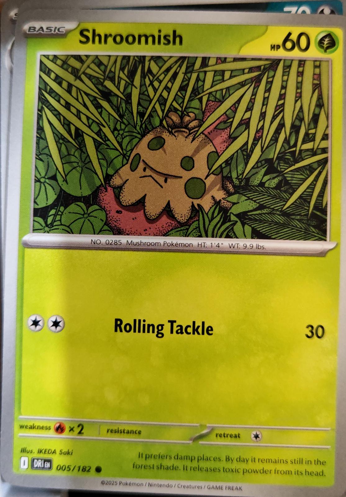 Shroomish - 005/182 - - DESTINED RIVALS - Pokemon - Common | AA07-40