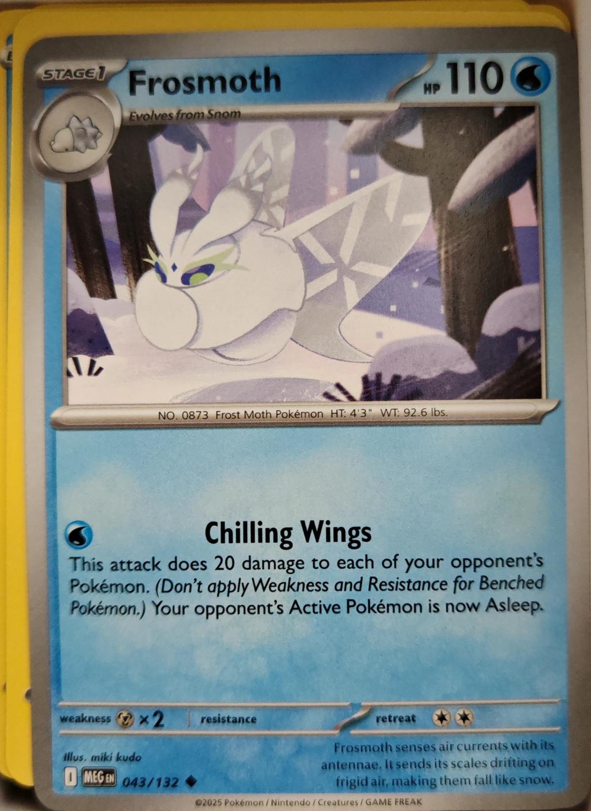 Frosmoth - 043/132 - - MEGA EVOLUTION - Pokemon - Uncommon | AA03-39