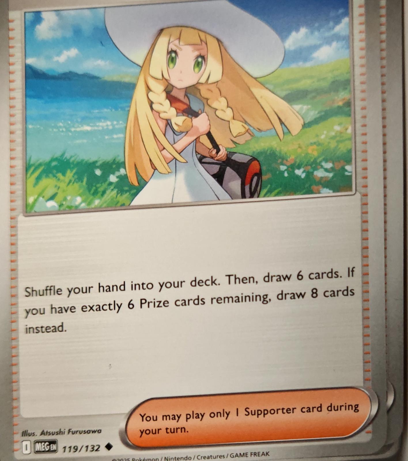Lillie's Determination - 119/132 - - MEGA EVOLUTION - Pokemon - | AA15-27