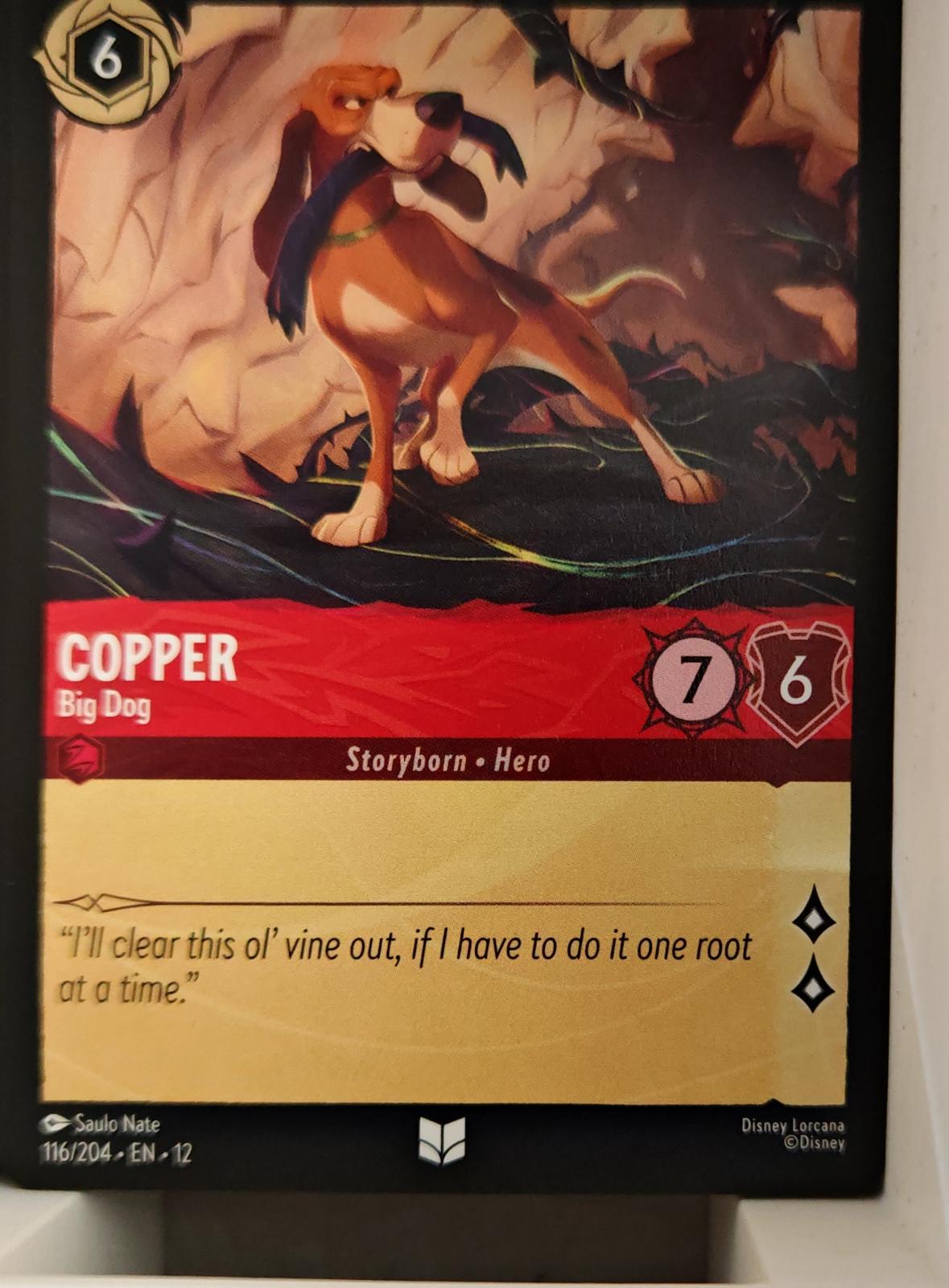 Copper - Big Dog - 116/204 - - WILDS UNKNOWN - Lorcana - Uncommon | LAA01-83