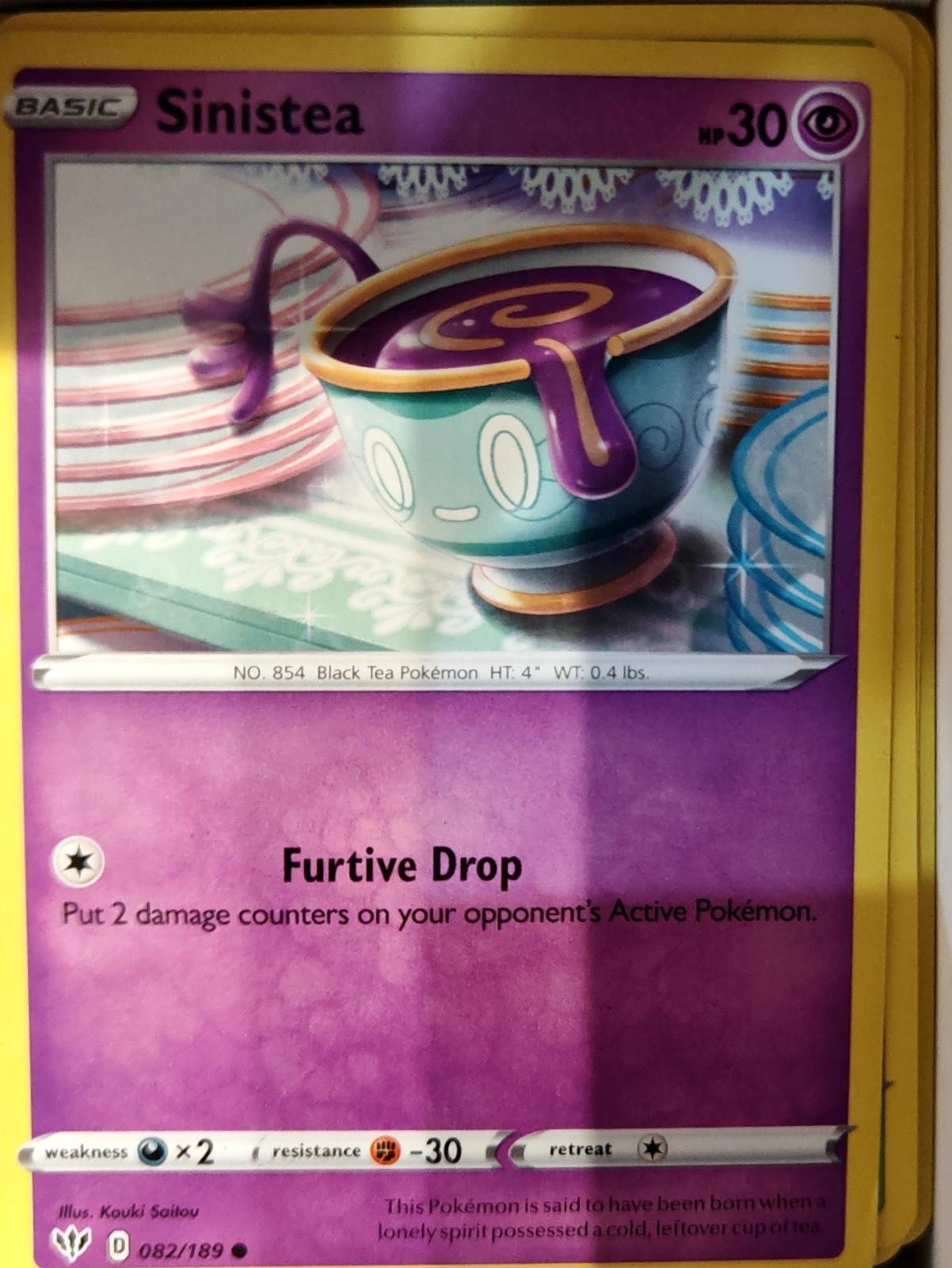 Sinistea - 082/189 - - DARKNESS ABLAZE - Pokemon - Common | AA67-38
