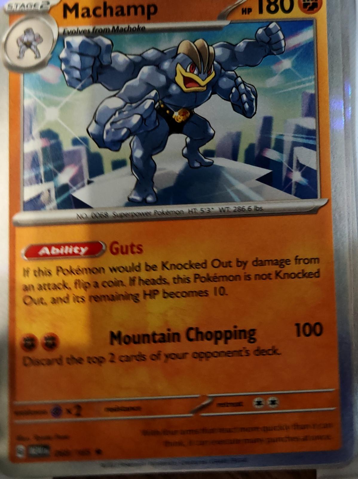 Machamp - 068/165 - Holo - 151 - Pokemon - Rare | AA74-4
