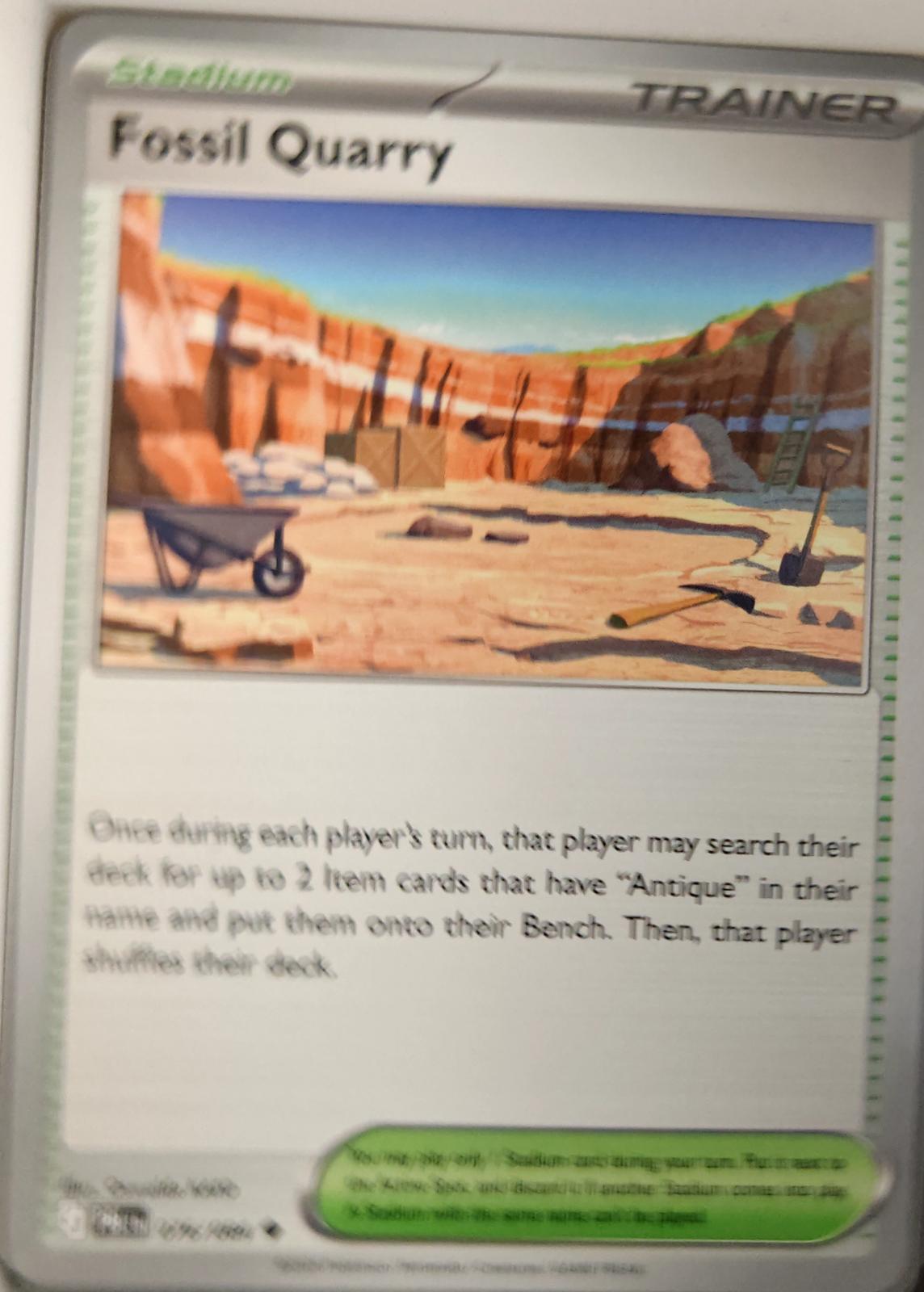 Fossil Quarry - 076/084 - - PITCH BLACK - Pokemon - Uncommon | AA25-72