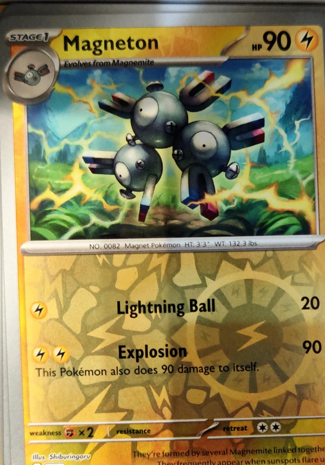 Magneton - 064/198 - Reverse Holo - SCARLET & VIOLET - Pokemon - | AA72-23