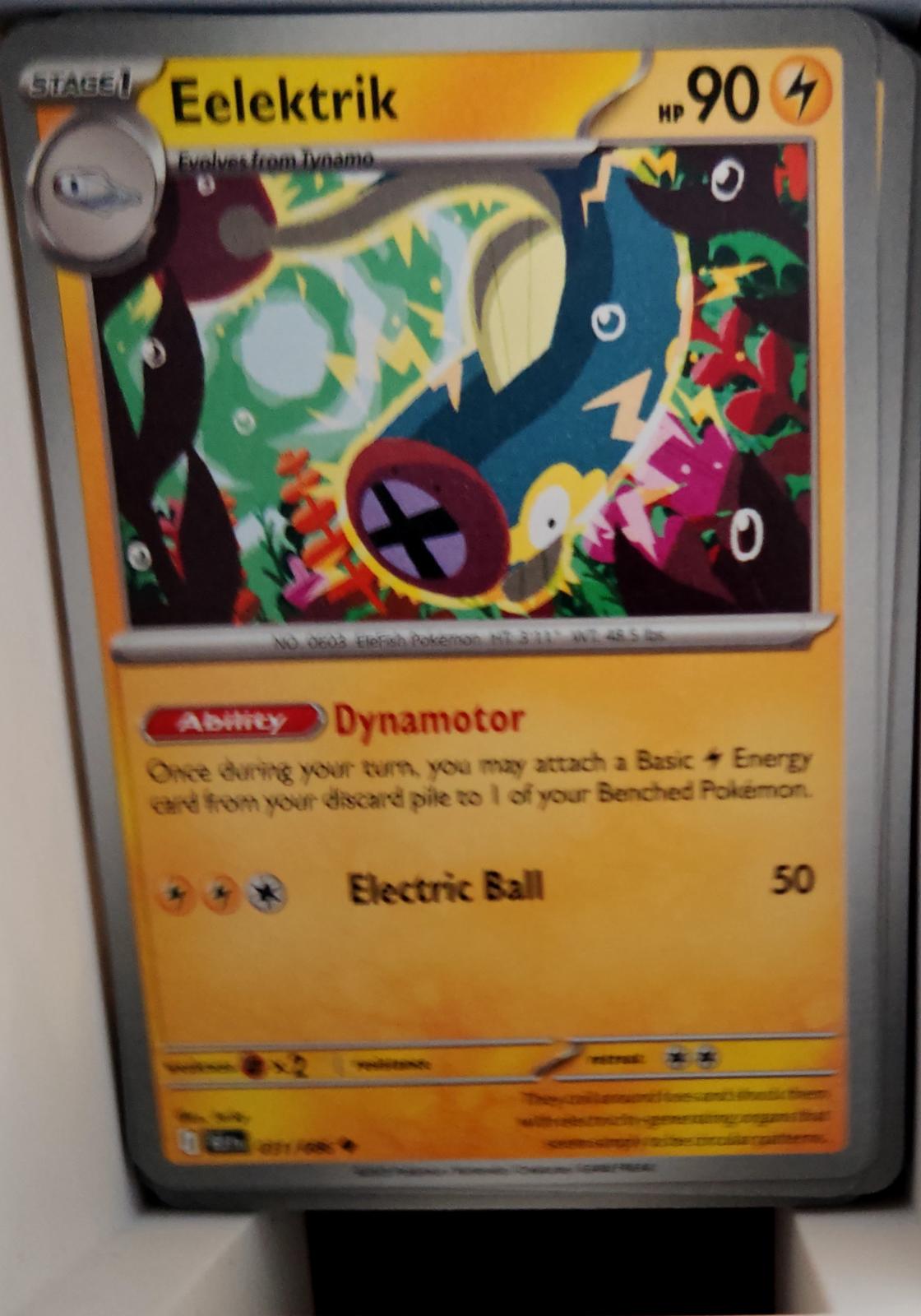 Eelektrik - 031/086 - - BLACK BOLT - Pokemon - Uncommon | AA47-66