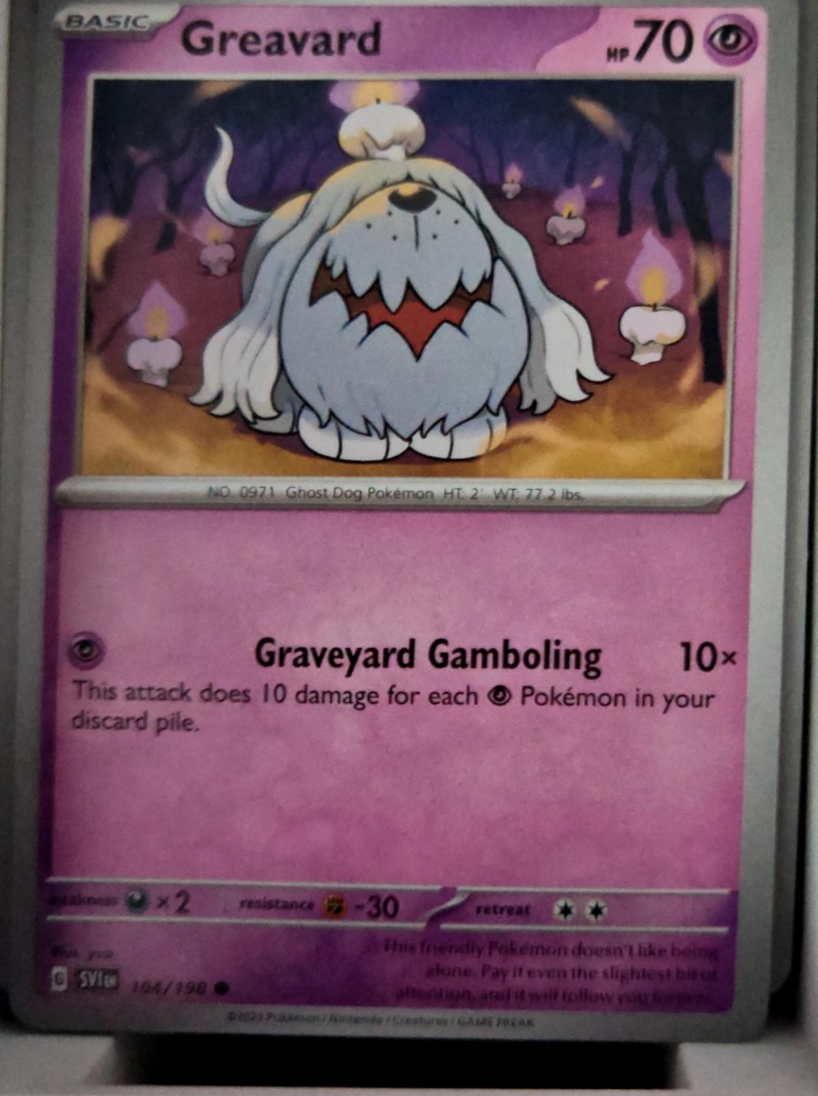 Greavard - 042/091 - - PALDEAN FATES - Pokemon - Common | AA48-131