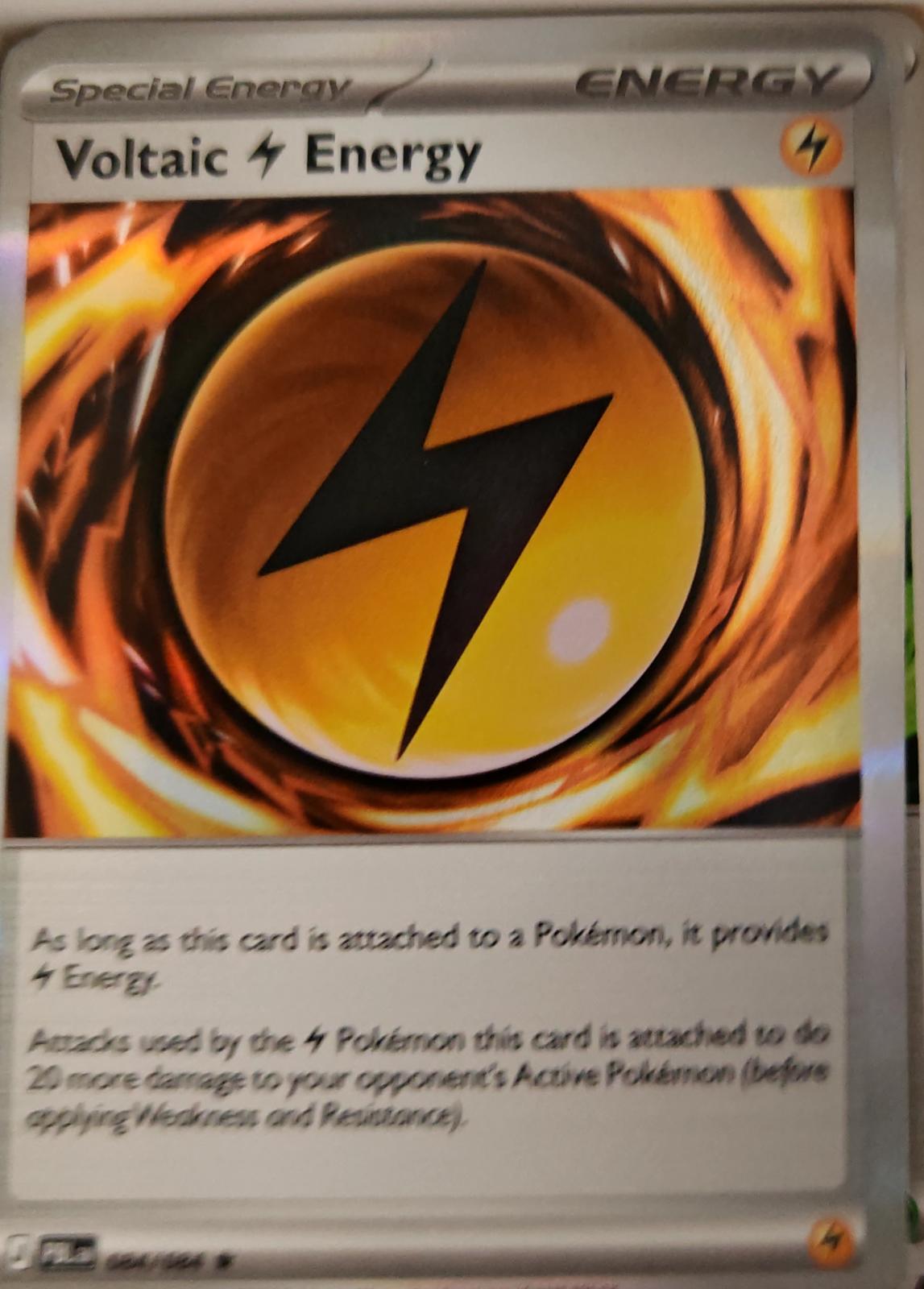 Voltaic Lightning Energy - 084/084 - Holo - PITCH BLACK - Pokemon - | AA25-37