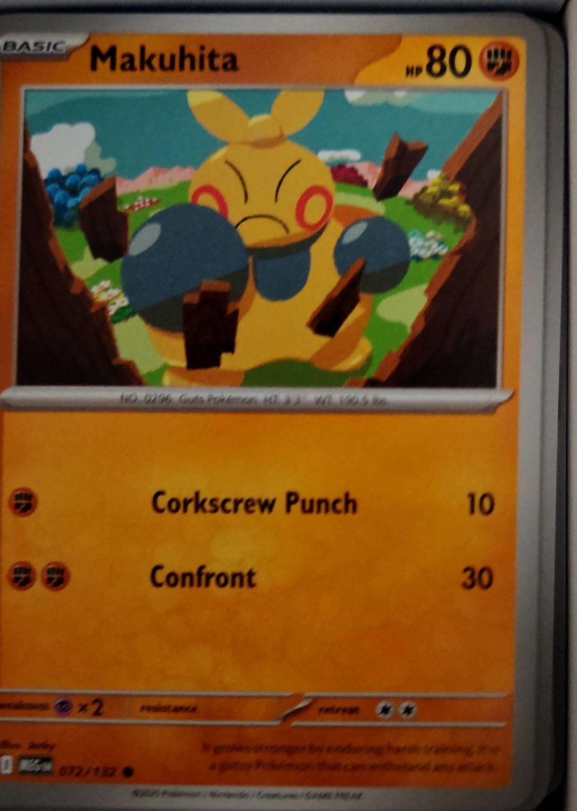 Makuhita - 072/132 - - MEGA EVOLUTION - Pokemon - Common | AA39-41