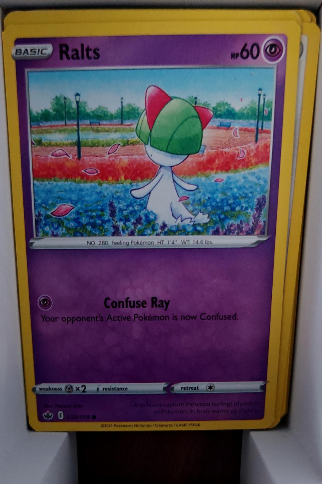 Ralts - 059/198 - - CHILLING REIGN - Pokemon - Common | AA57-35
