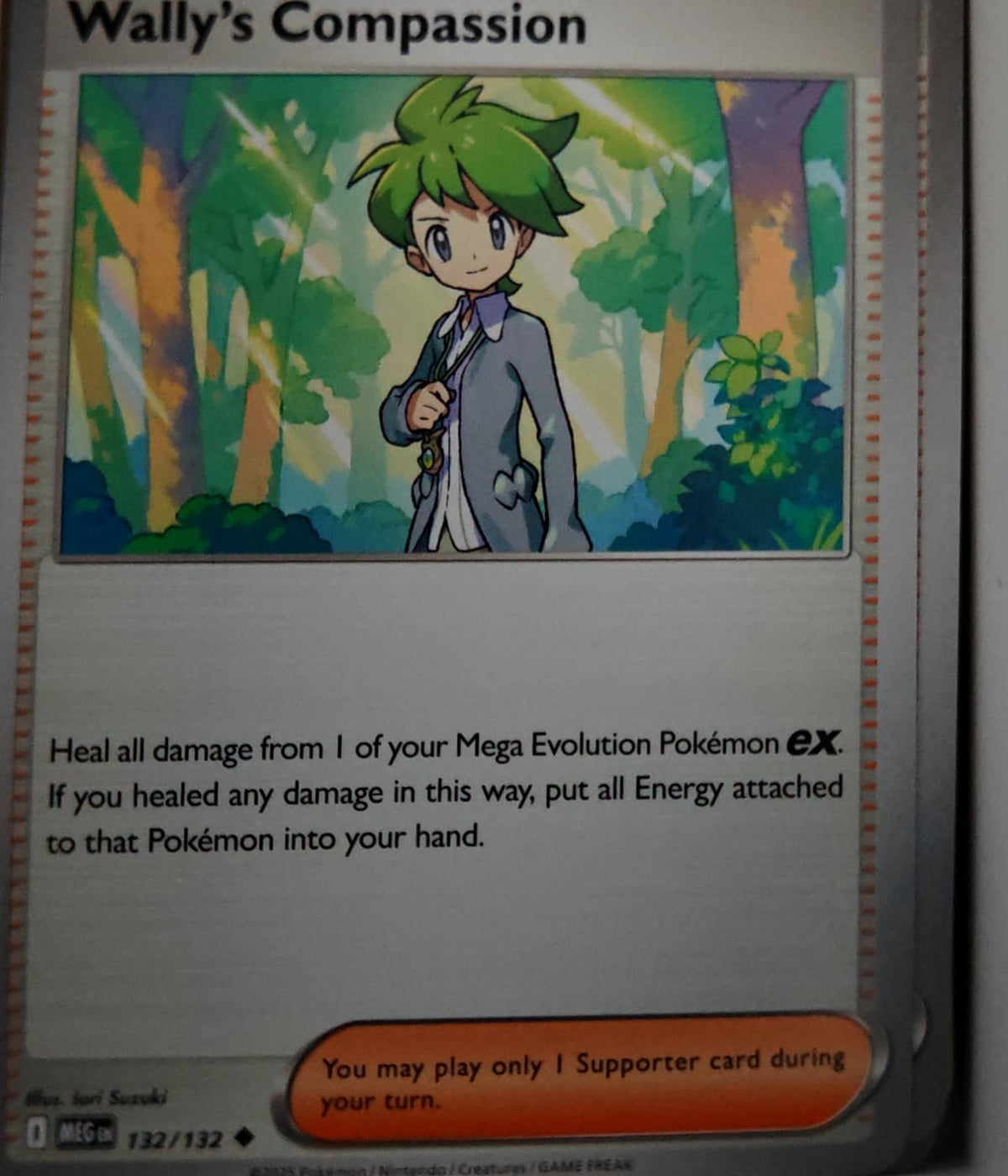 Wally's Compassion - 132/132 - - MEGA EVOLUTION - Pokemon - Uncommon | AA60-23