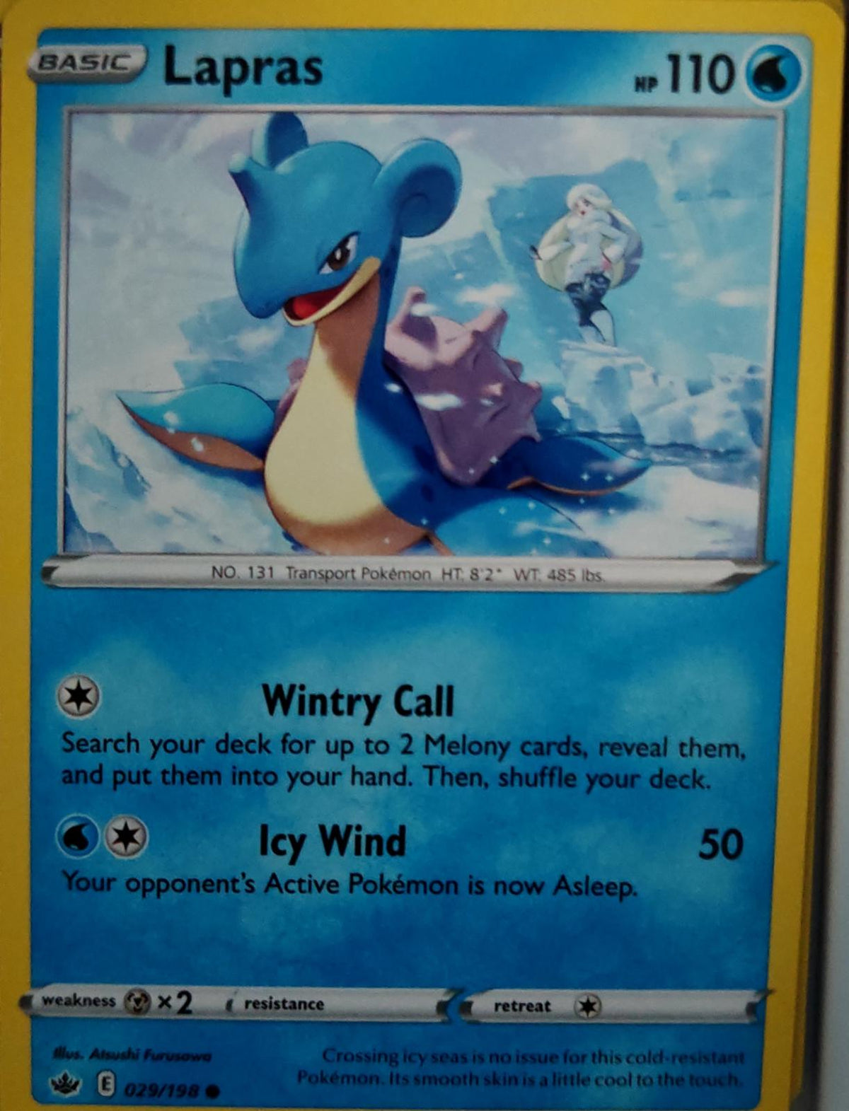 Lapras - 029/198 - - CHILLING REIGN - Pokemon - Common | AA57-13
