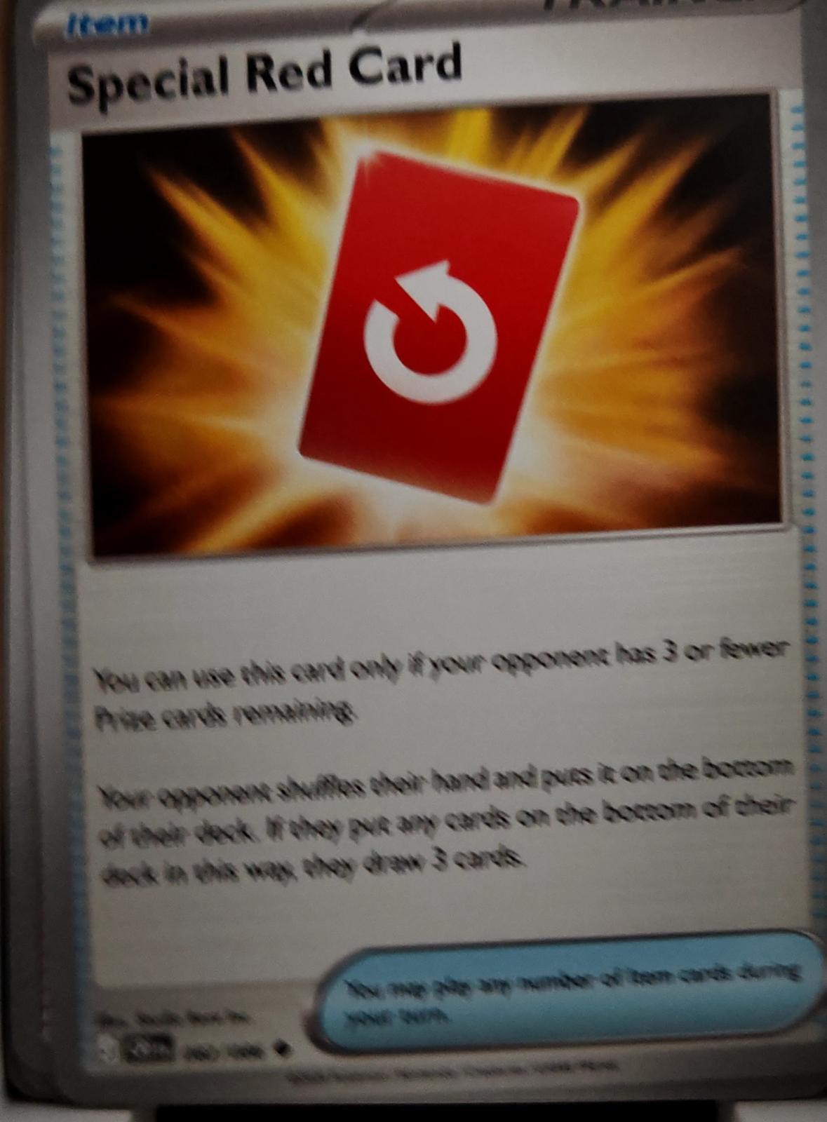 Special Red Card - 082/086 - - CHAOS RISING - Pokemon - Uncommon | AA42-83