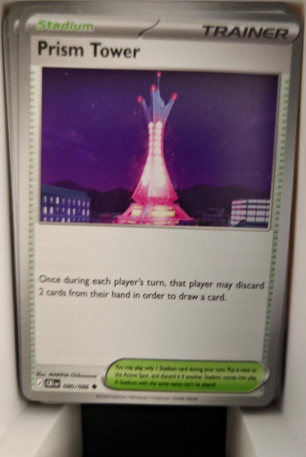 Prism Tower - 080/086 - - CHAOS RISING - Pokemon - Uncommon | AA24-83