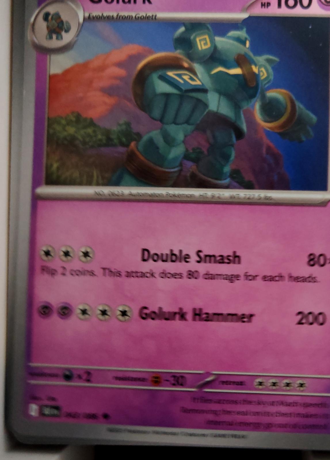 Golurk - 043/086 - - BLACK BOLT - Pokemon - Uncommon | AA47-98