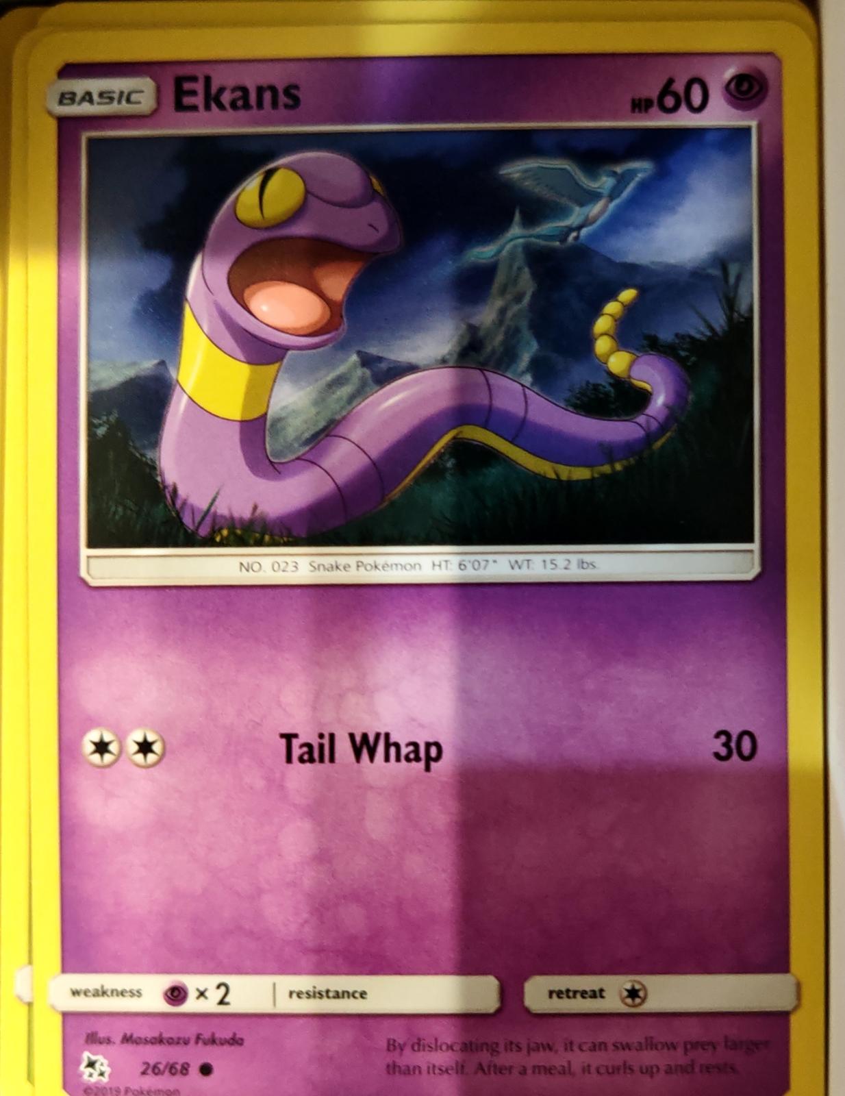Ekans - 26/68 - - HIDDEN FATES - Pokemon - Common | AA71-39