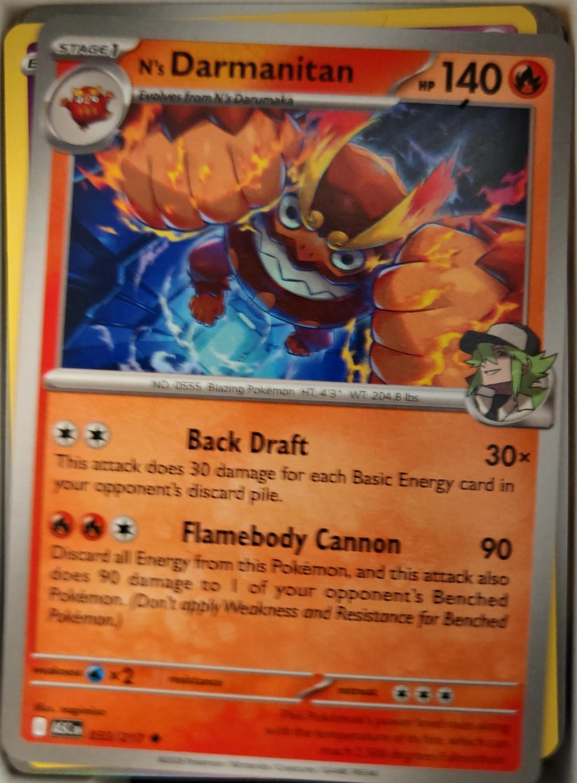 N's Darmanitan - 033/217 - - ASCENDED HEROES - Pokemon - Uncommon | AA20-79