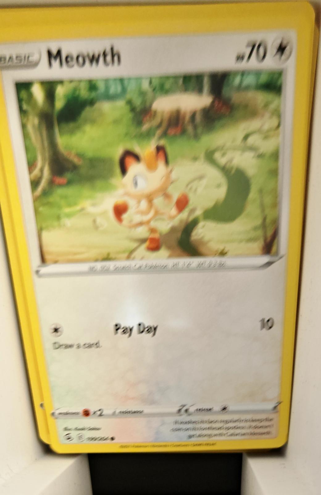 Meowth - 199/264 - - FUSION STRIKE - Pokemon - Common | AA21-40