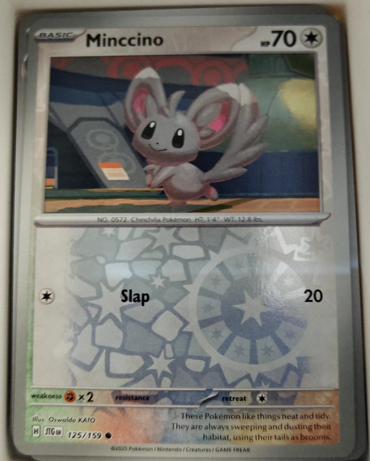 Minccino - 125/159 - Reverse Holo - JOURNEY TOGETHER - Pokemon - | AA20-27