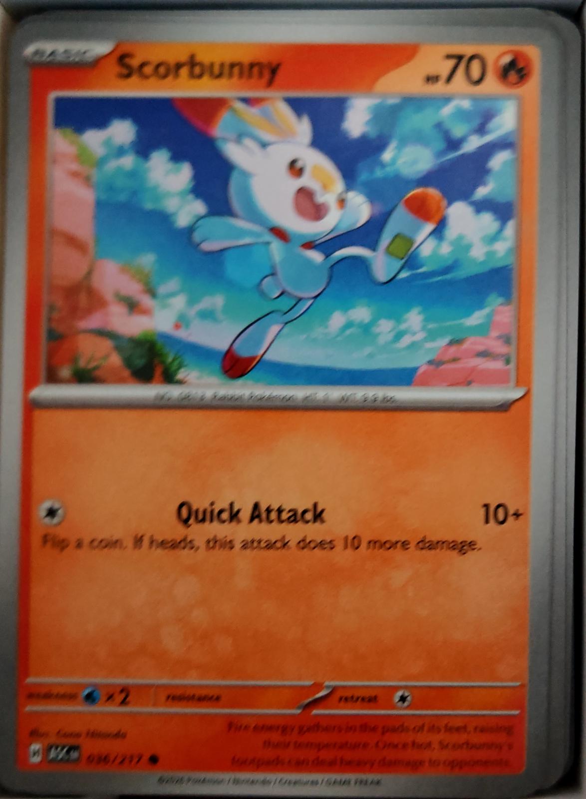 Scorbunny - 26/142 - - STELLAR CROWN - Pokemon - Common | AA45-57