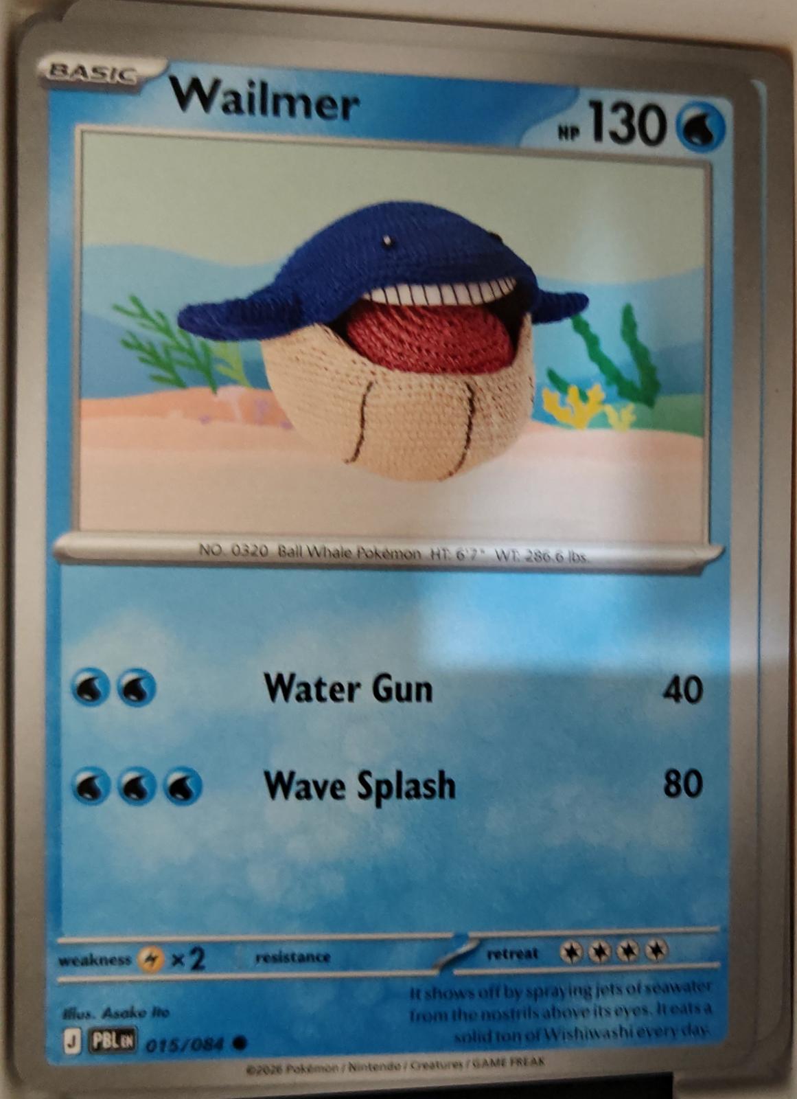 Wailmer - 015/084 - - PITCH BLACK - Pokemon - Common | AA18-17