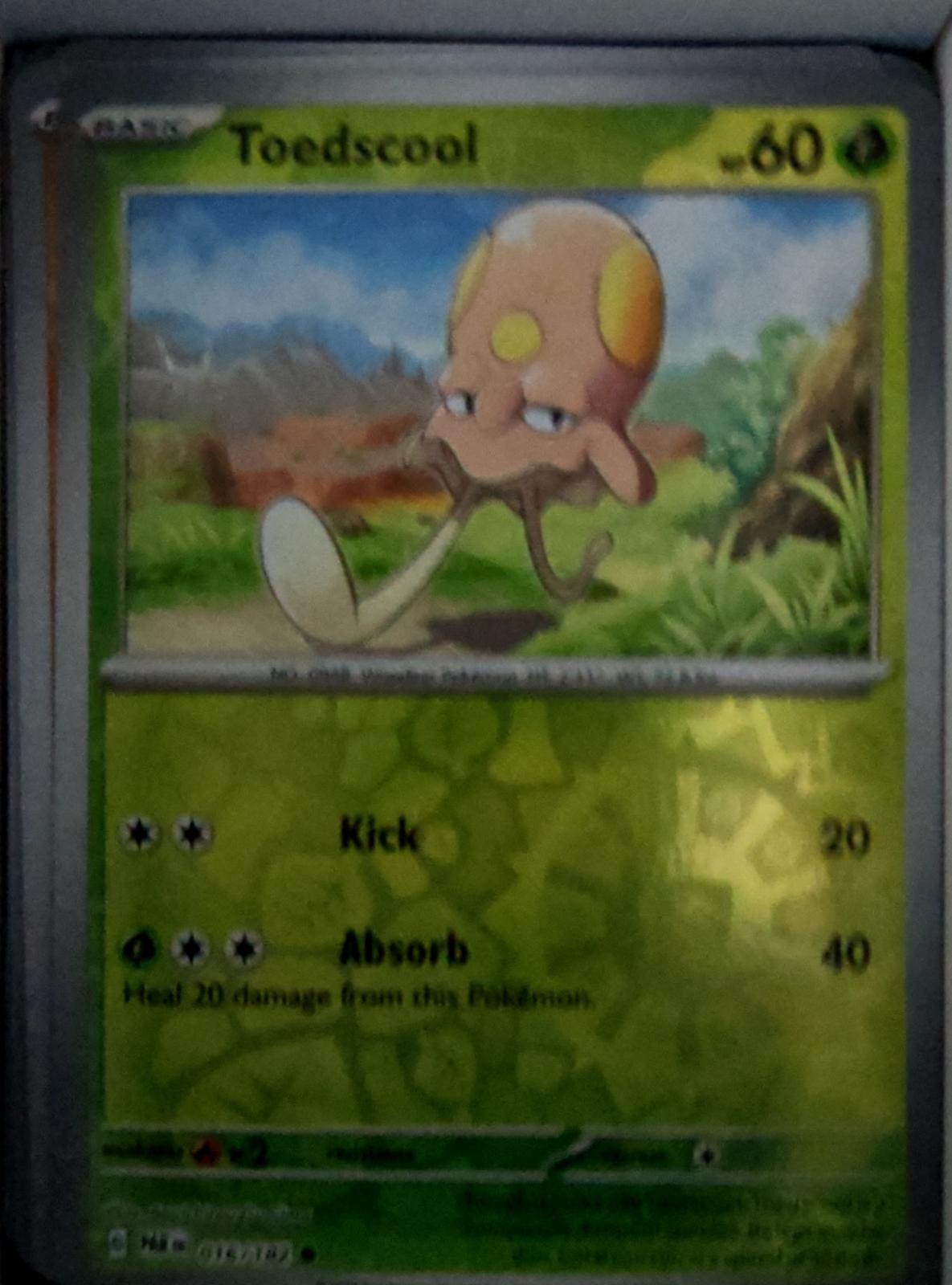 Toedscool - 016/182 - Reverse Holo - PARADOX RIFT - Pokemon - Common | AA49-24