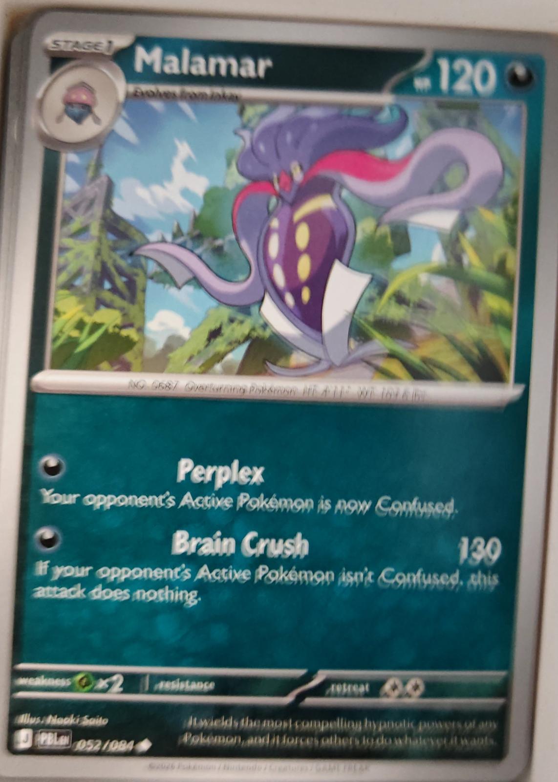 Malamar - 052/084 - - PITCH BLACK - Pokemon - Uncommon | AA17-41