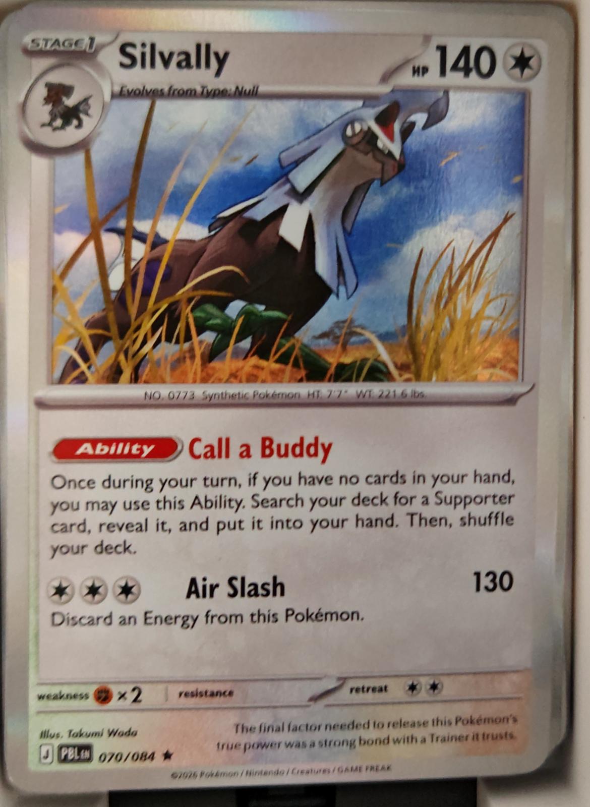Silvally - 070/084 - Holo - PITCH BLACK - Pokemon - Rare | AA25-28