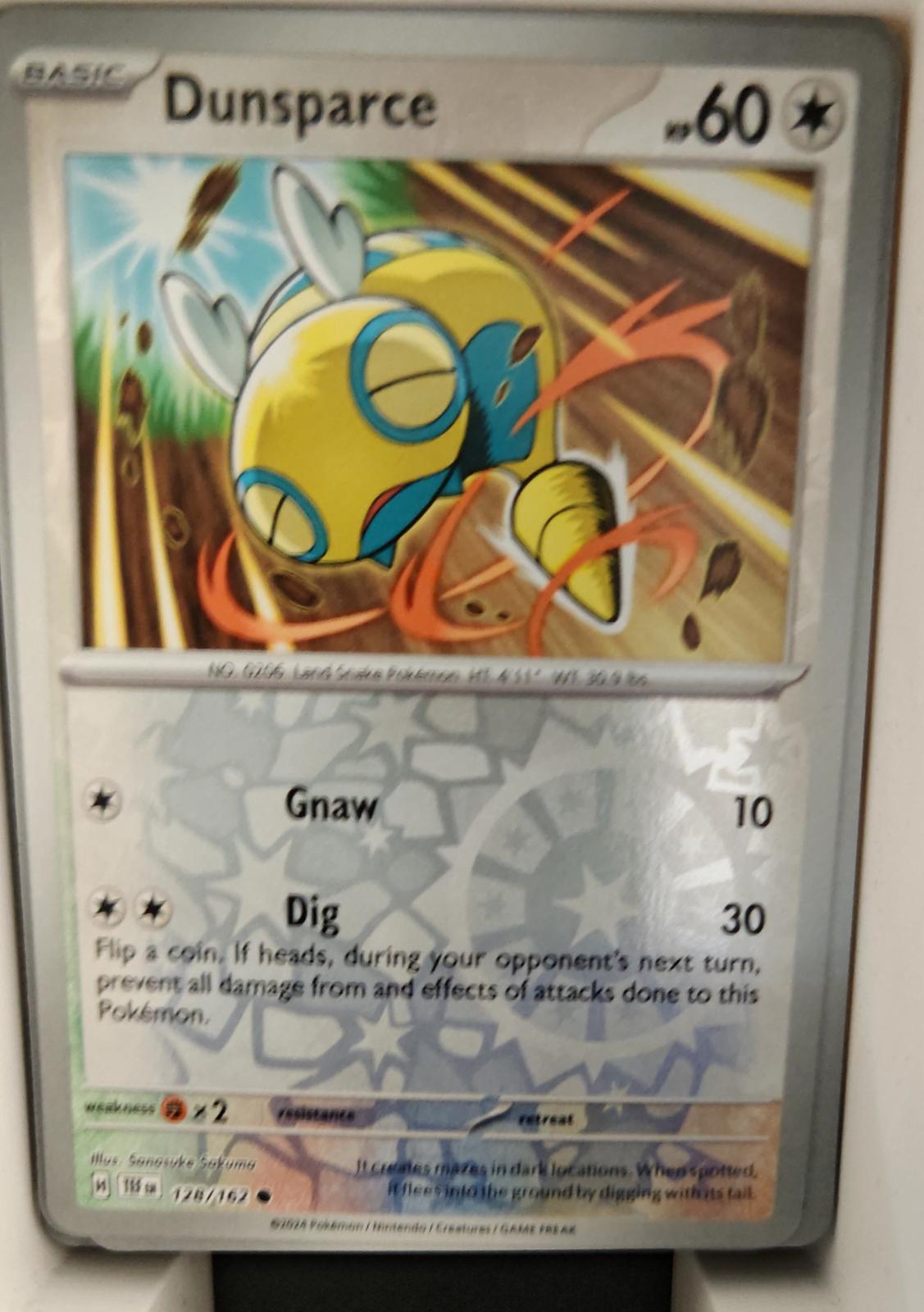 Dunsparce - 128/162 - - TEMPORAL FORCES - Pokemon - Common | AA24-62