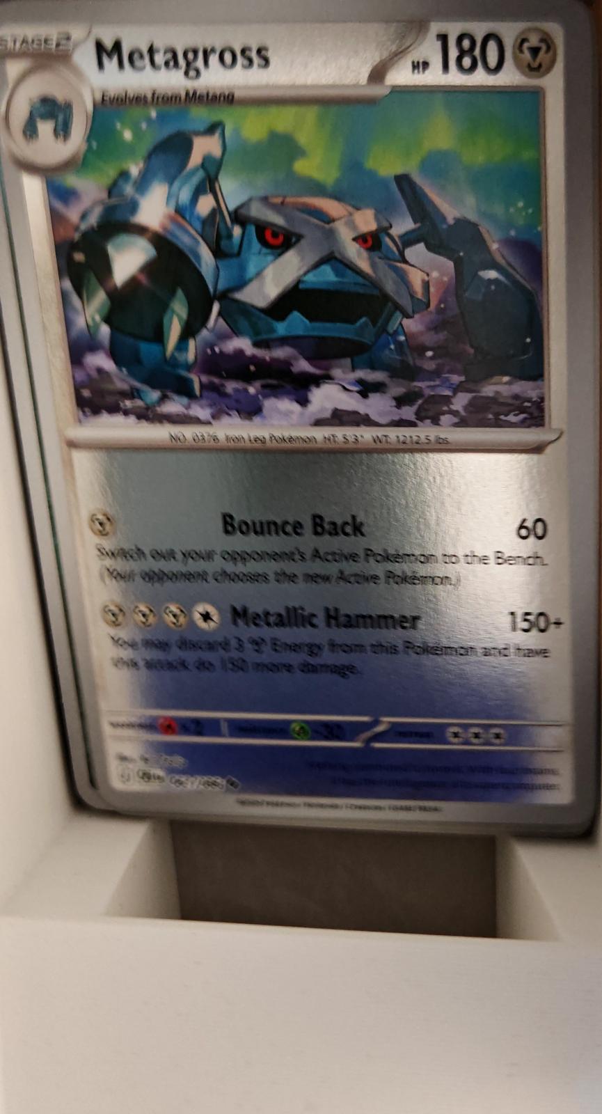 Metagross - 061/086 - Reverse Holo - CHAOS RISING - Pokemon - Uncommon | AA38-51