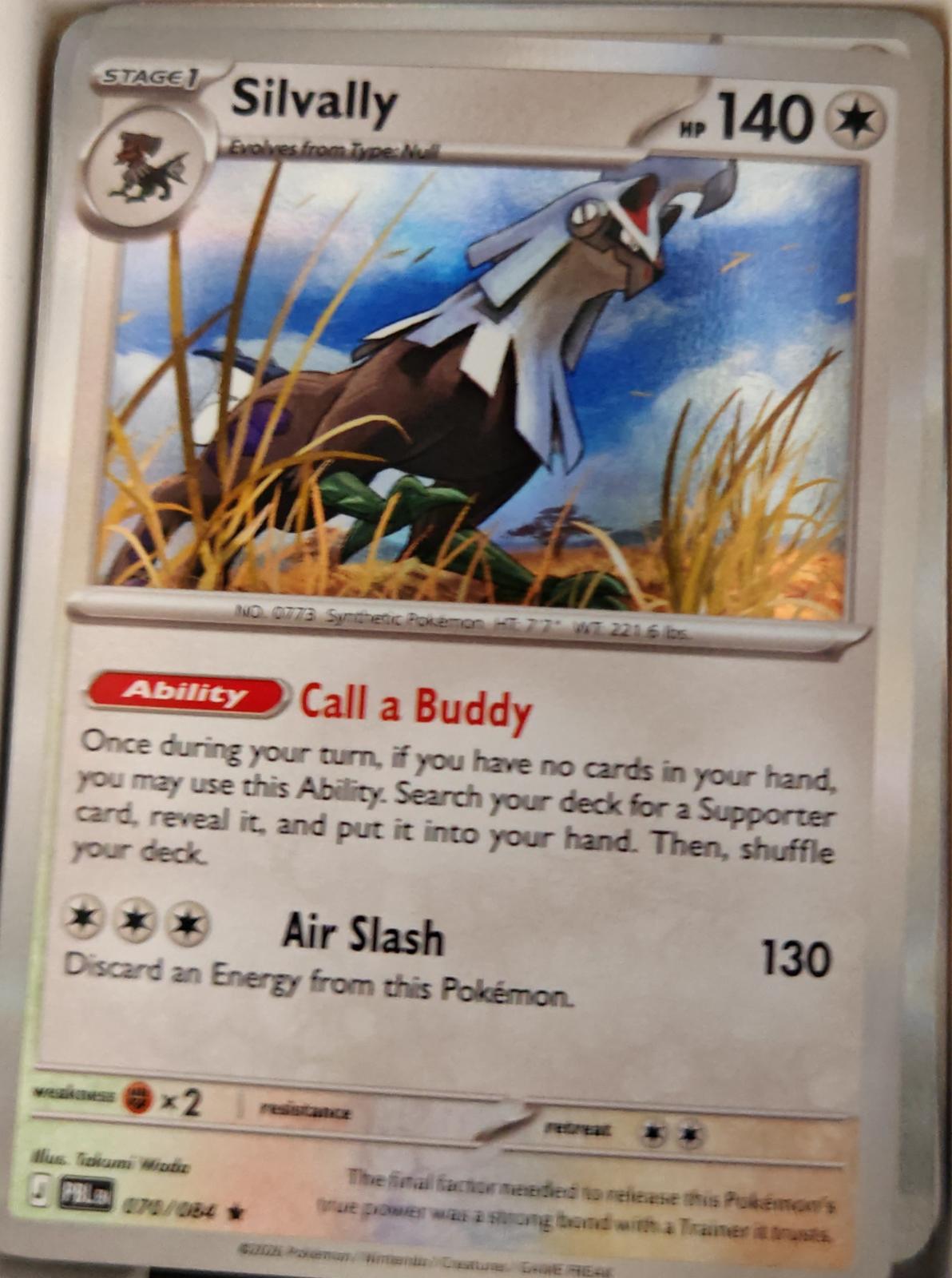 Silvally - 070/084 - Holo - PITCH BLACK - Pokemon - Rare | AA25-27
