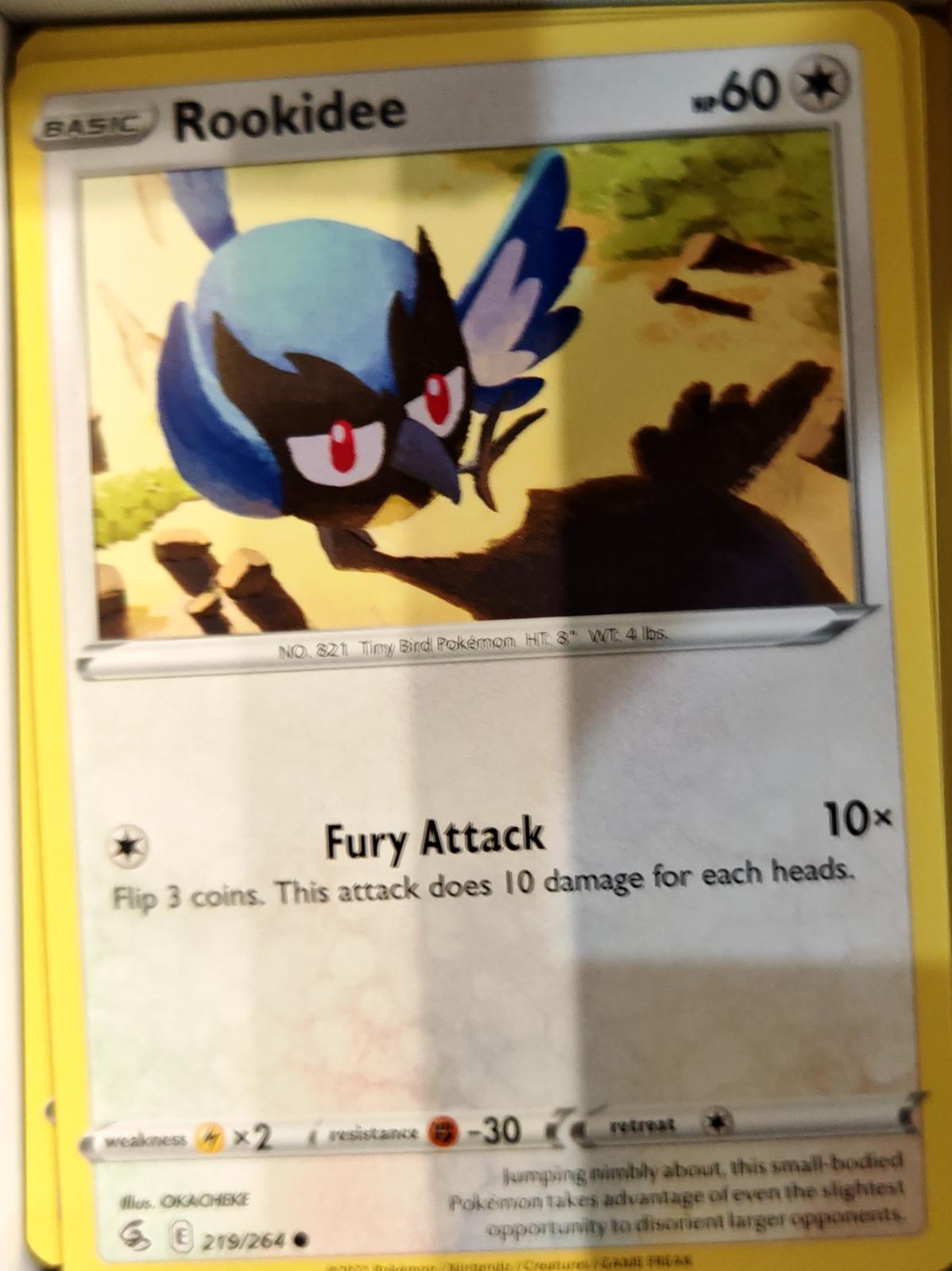 Rookidee - 219/264 - - FUSION STRIKE - Pokemon - Common | AA66-42