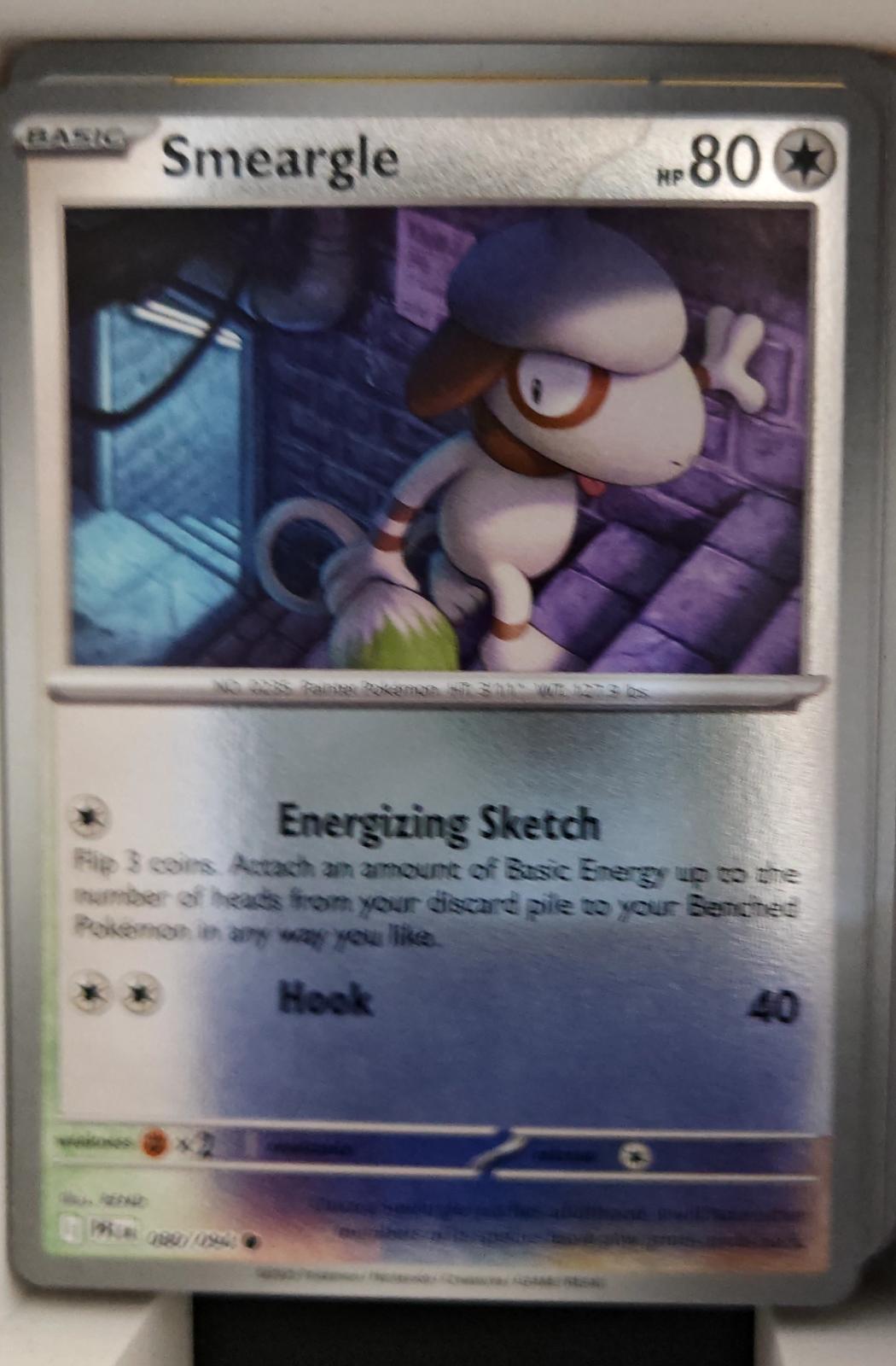 Smeargle - 080/094 - Reverse Holo - PHANTASMAL FLAMES - Pokemon - | AA19-36