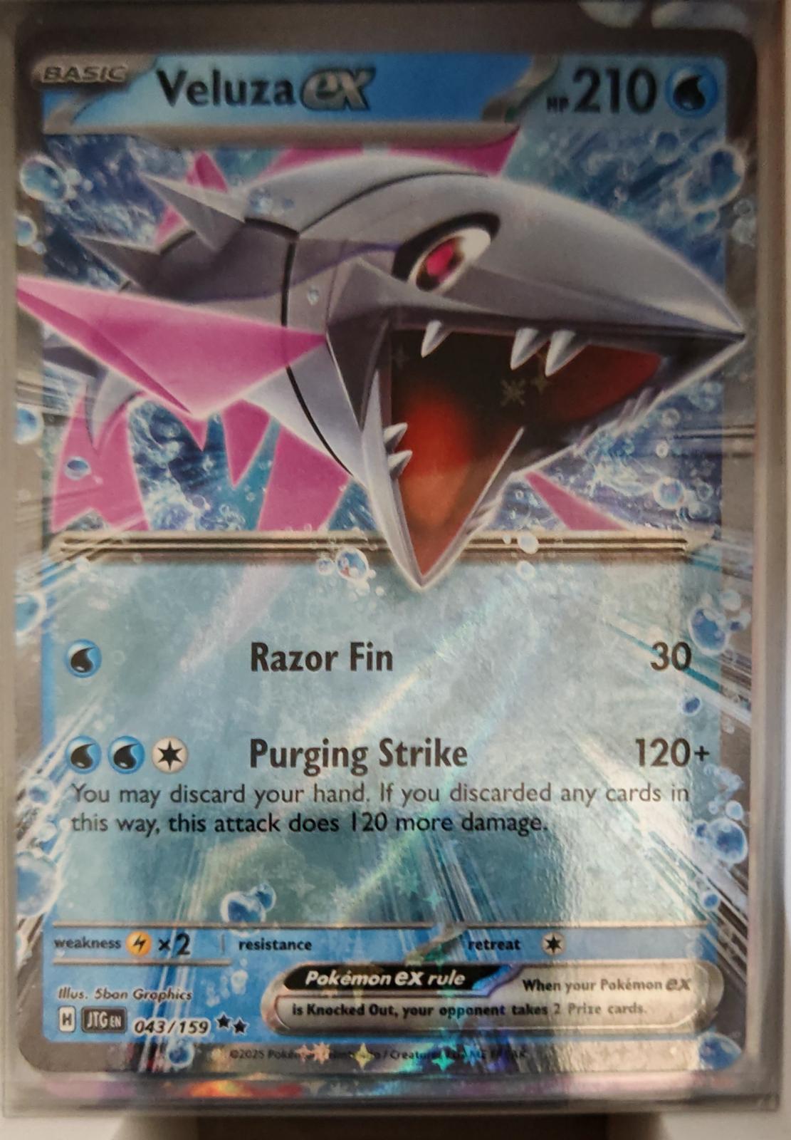Veluza ex - 043/159 - Holo - JOURNEY TOGETHER - Pokemon - Double Rare | AA37-30