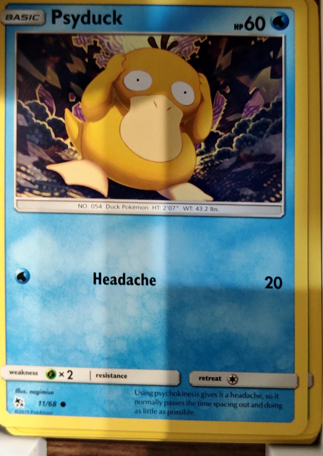 Psyduck - 11/68 - - HIDDEN FATES - Pokemon - Common | AA71-26