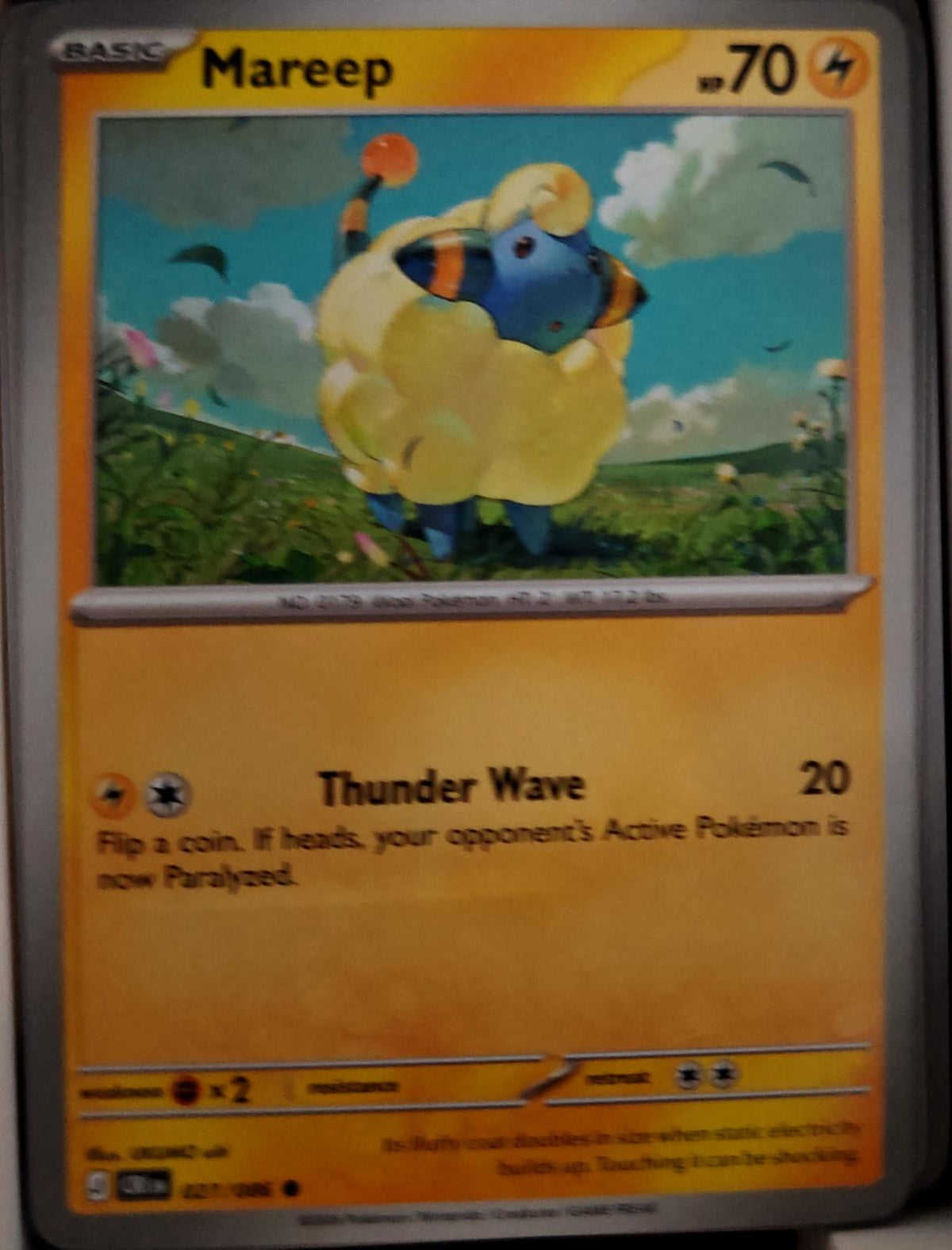 Mareep - 027/086 - - CHAOS RISING - Pokemon - Common | AA43-53