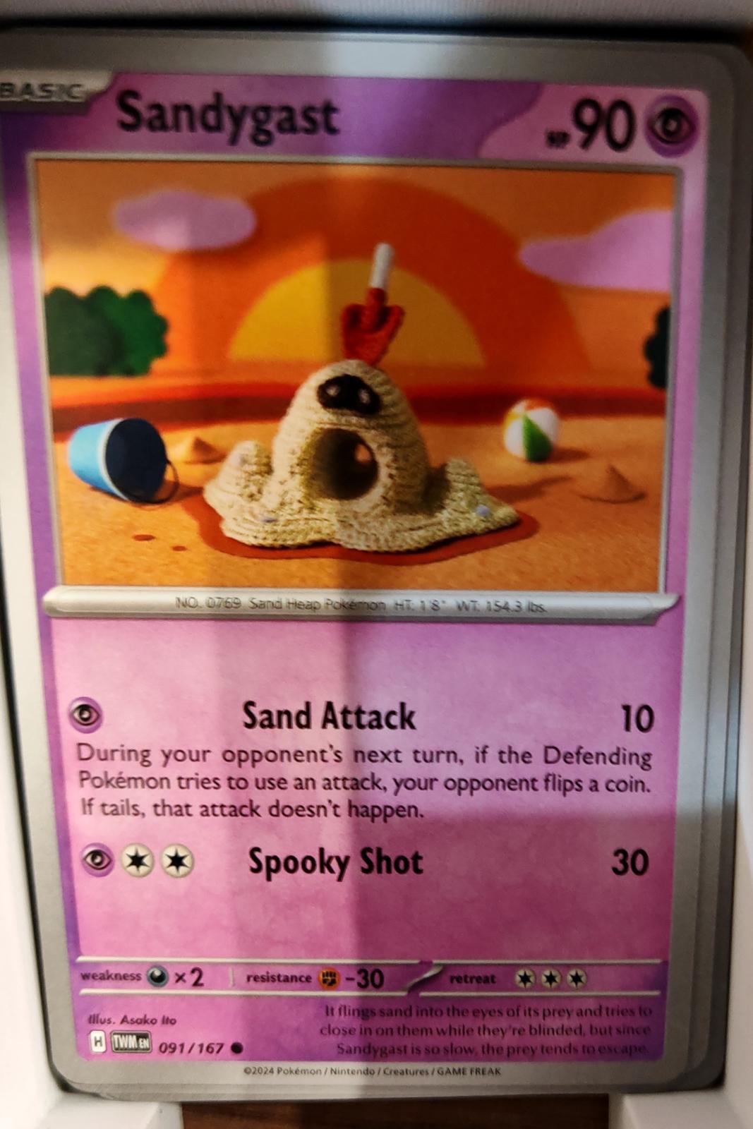 Sandygast - 091/167 - - TWILIGHT MASQUERADE - Pokemon - Common | AA76-39
