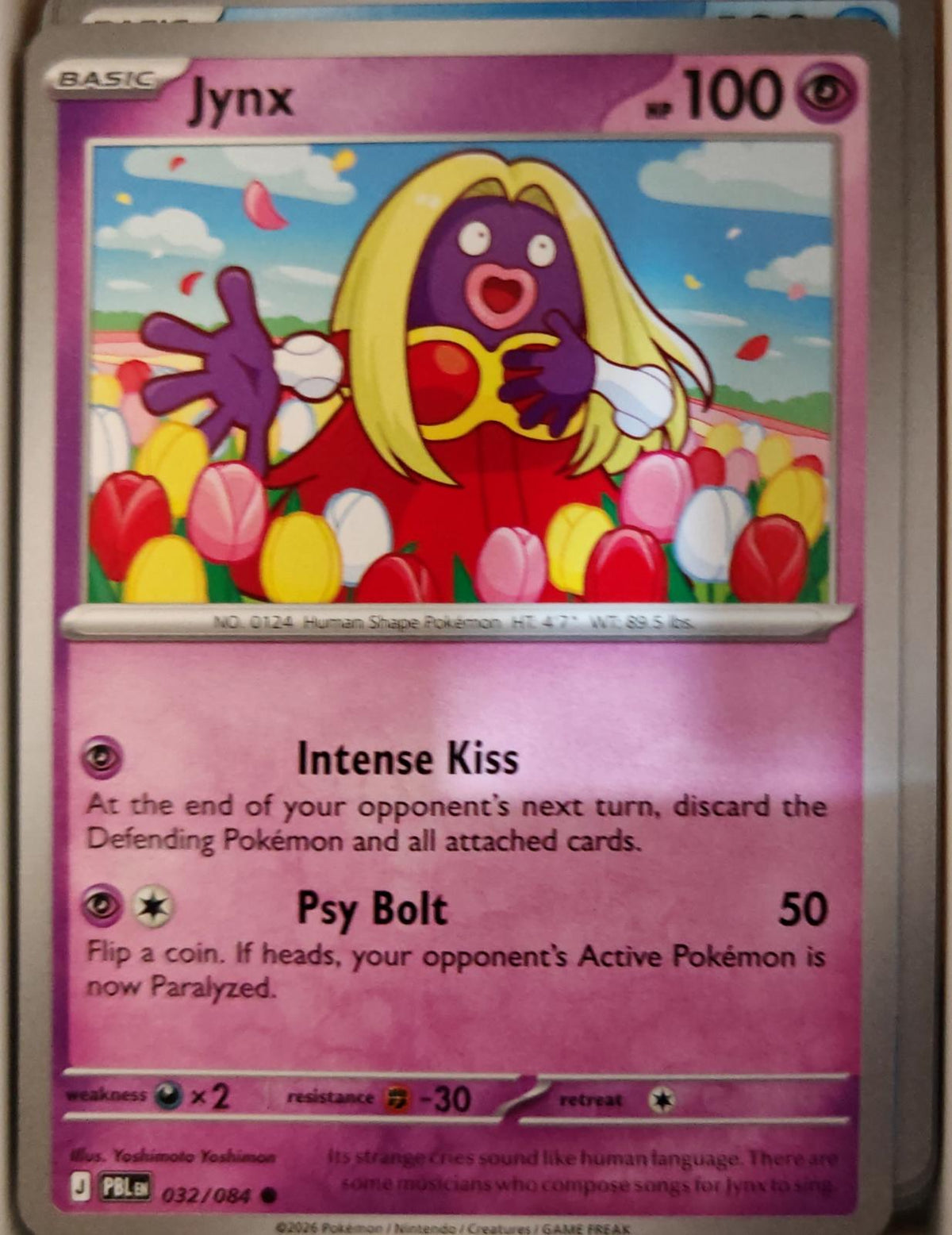 Jynx - 032/084 - - PITCH BLACK - Pokemon - Common | AA18-35