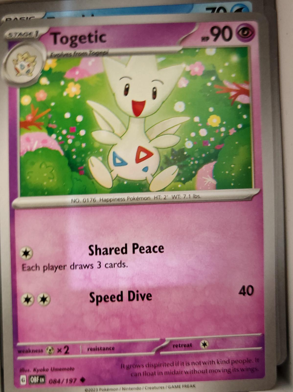 Togetic - 084/197 - - OBSIDIAN FLAMES - Pokemon - Uncommon | AA05-76