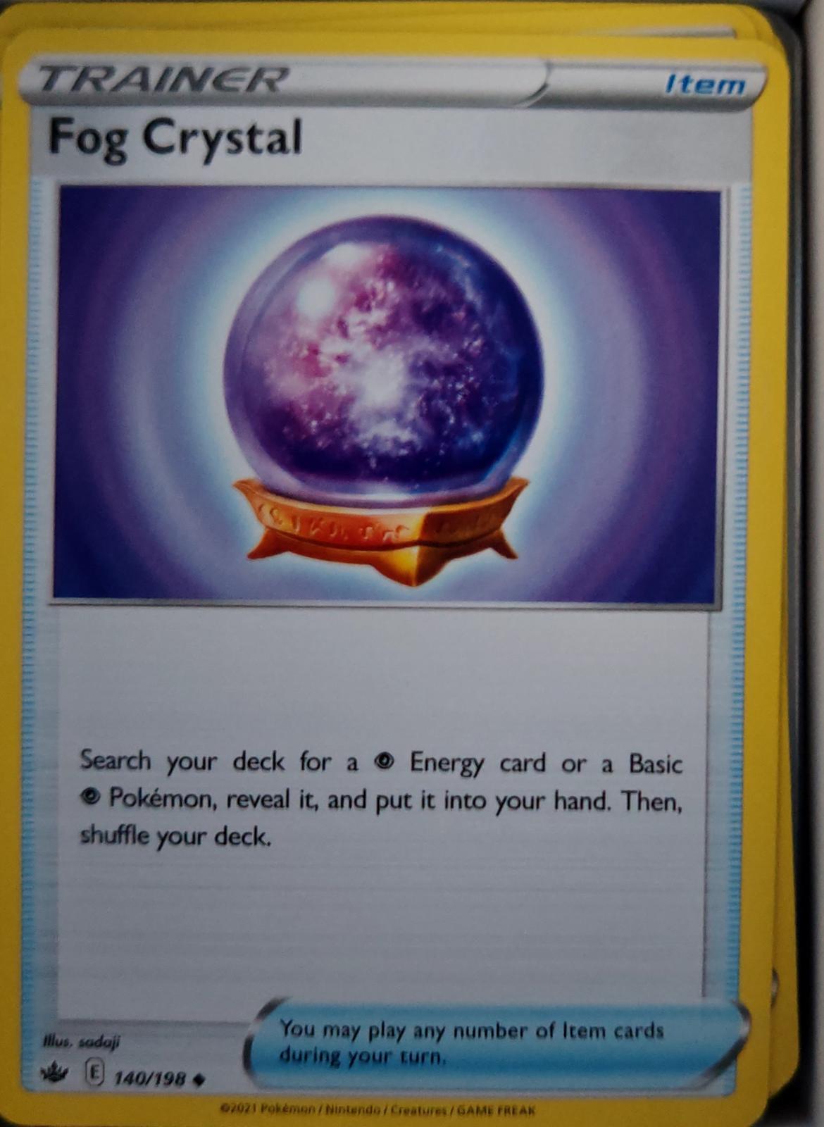 Fog Crystal - 140/198 - - CHILLING REIGN - Pokemon - Uncommon | AA59-50
