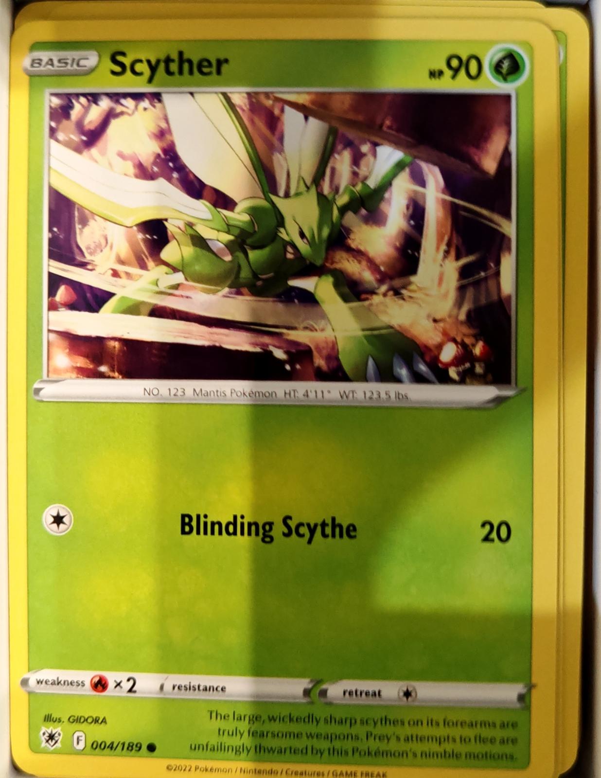 Scyther - 004/189 - - ASTRAL RADIANCE - Pokemon - Common | AA73-34