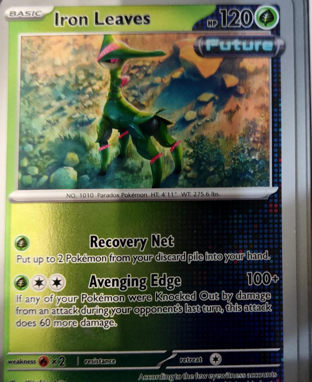 Iron Leaves - 019/167 - Reverse Holo - TWILIGHT MASQUERADE - Pokemon - | AA75-31
